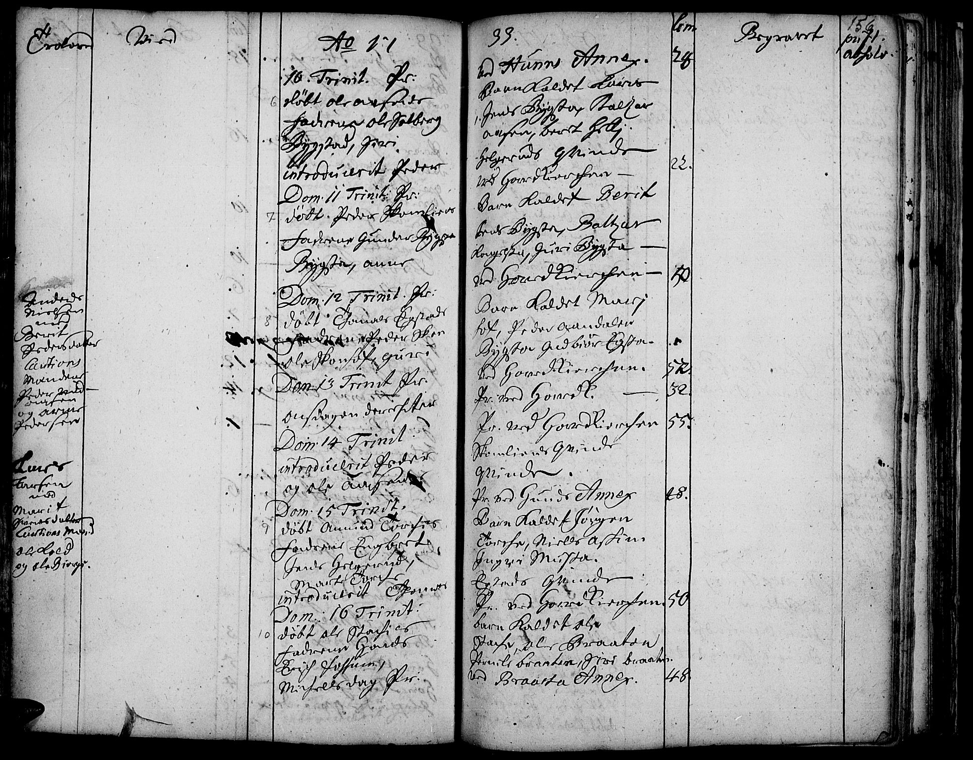 Vardal prestekontor, SAH/PREST-100/H/Ha/Haa/L0001: Parish register (official) no. 1, 1706-1748, p. 156