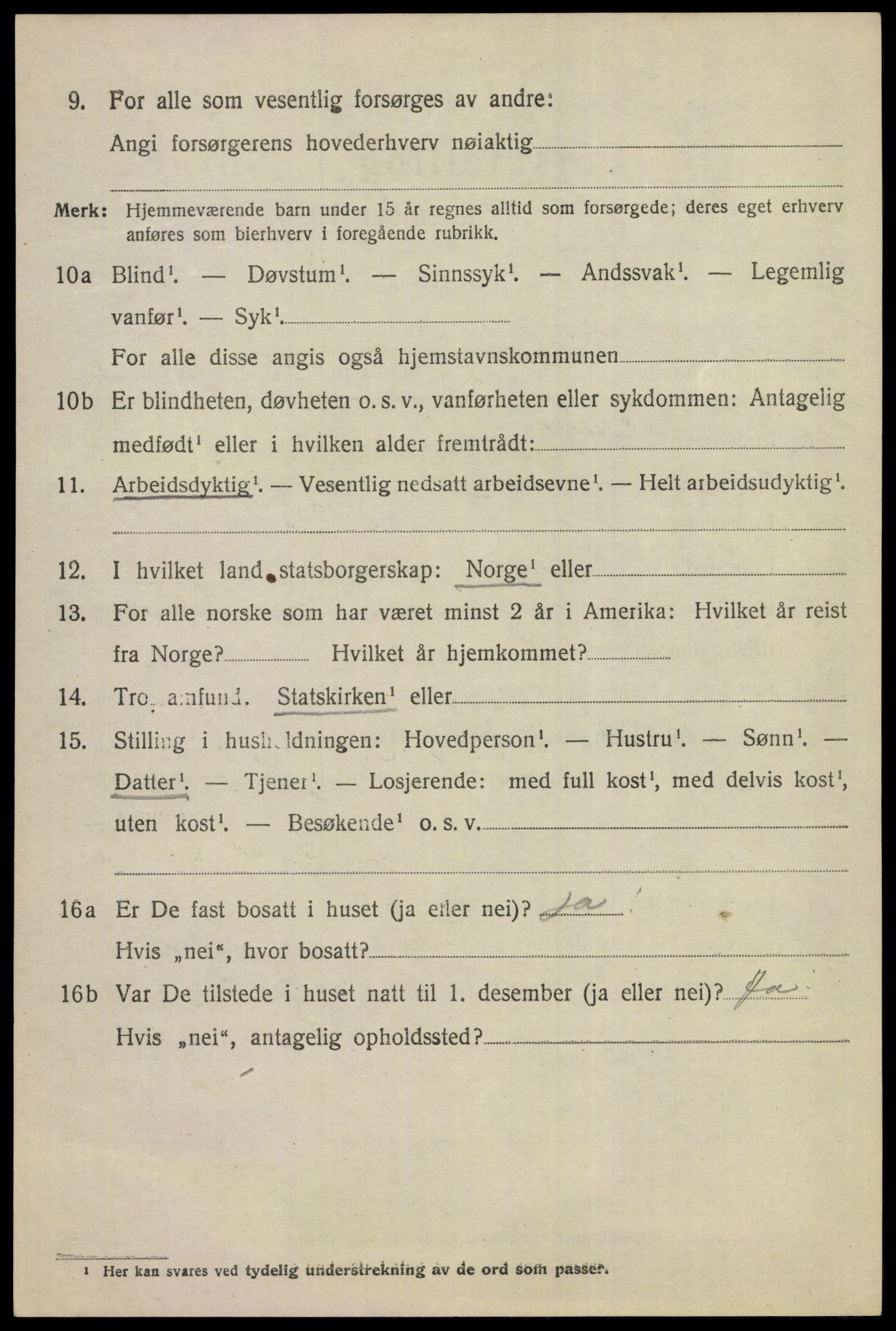 SAKO, 1920 census for Ål, 1920, p. 3391