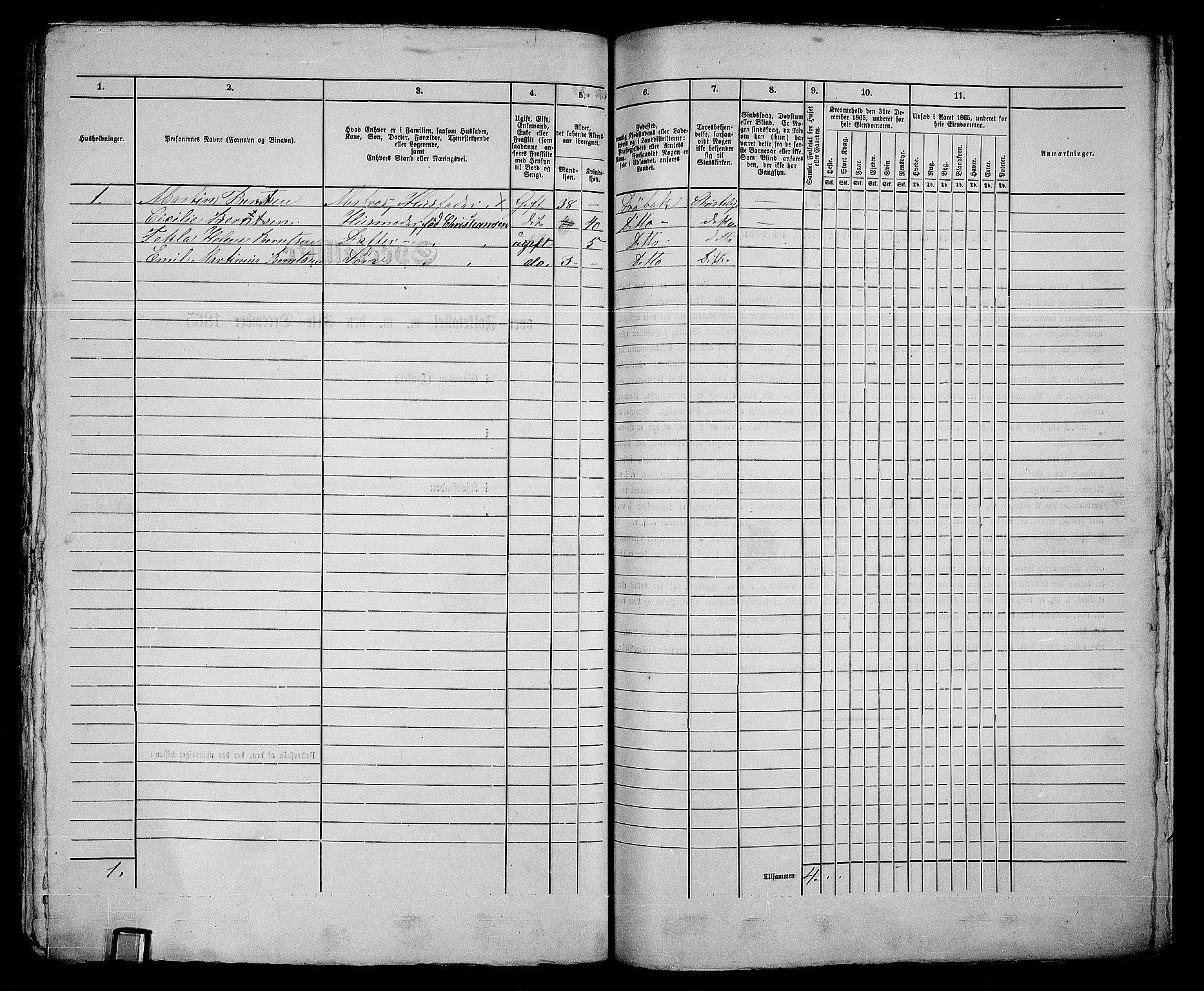 RA, 1865 census for Drøbak/Drøbak, 1865, p. 426