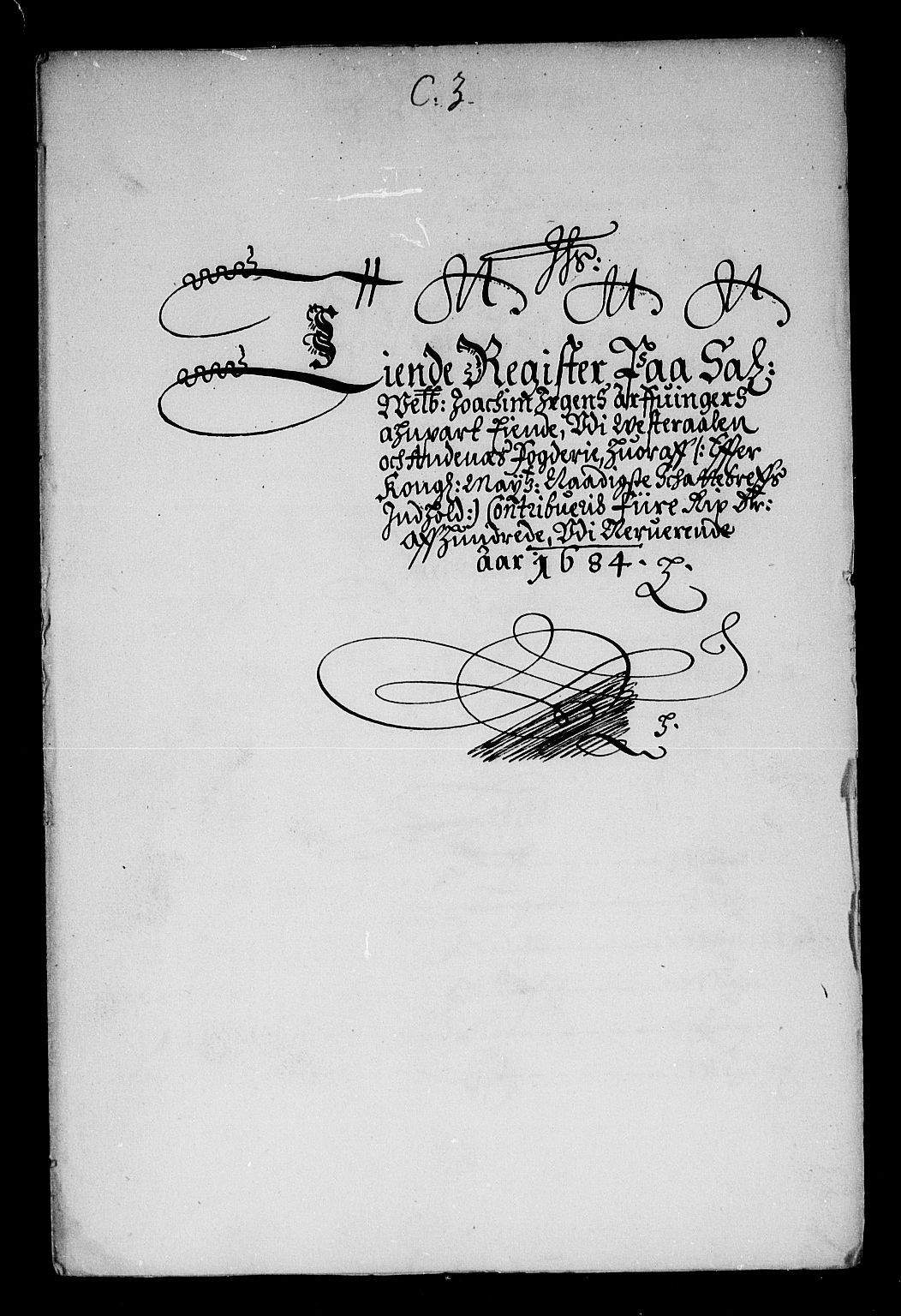 Rentekammeret inntil 1814, Reviderte regnskaper, Stiftamtstueregnskaper, Trondheim stiftamt og Nordland amt, AV/RA-EA-6044/R/Rg/L0077: Trondheim stiftamt og Nordland amt, 1684