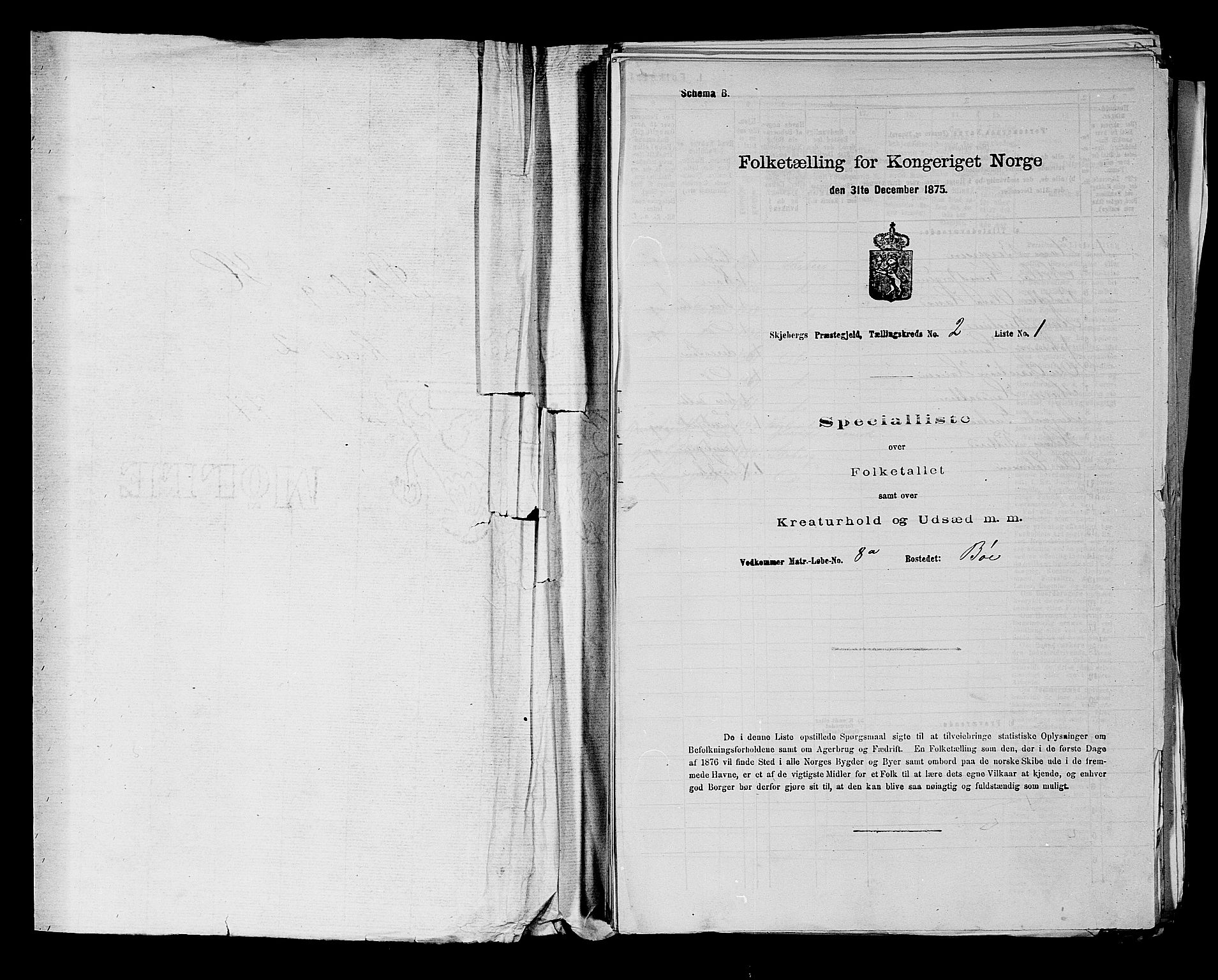 RA, 1875 census for 0115P Skjeberg, 1875, p. 226