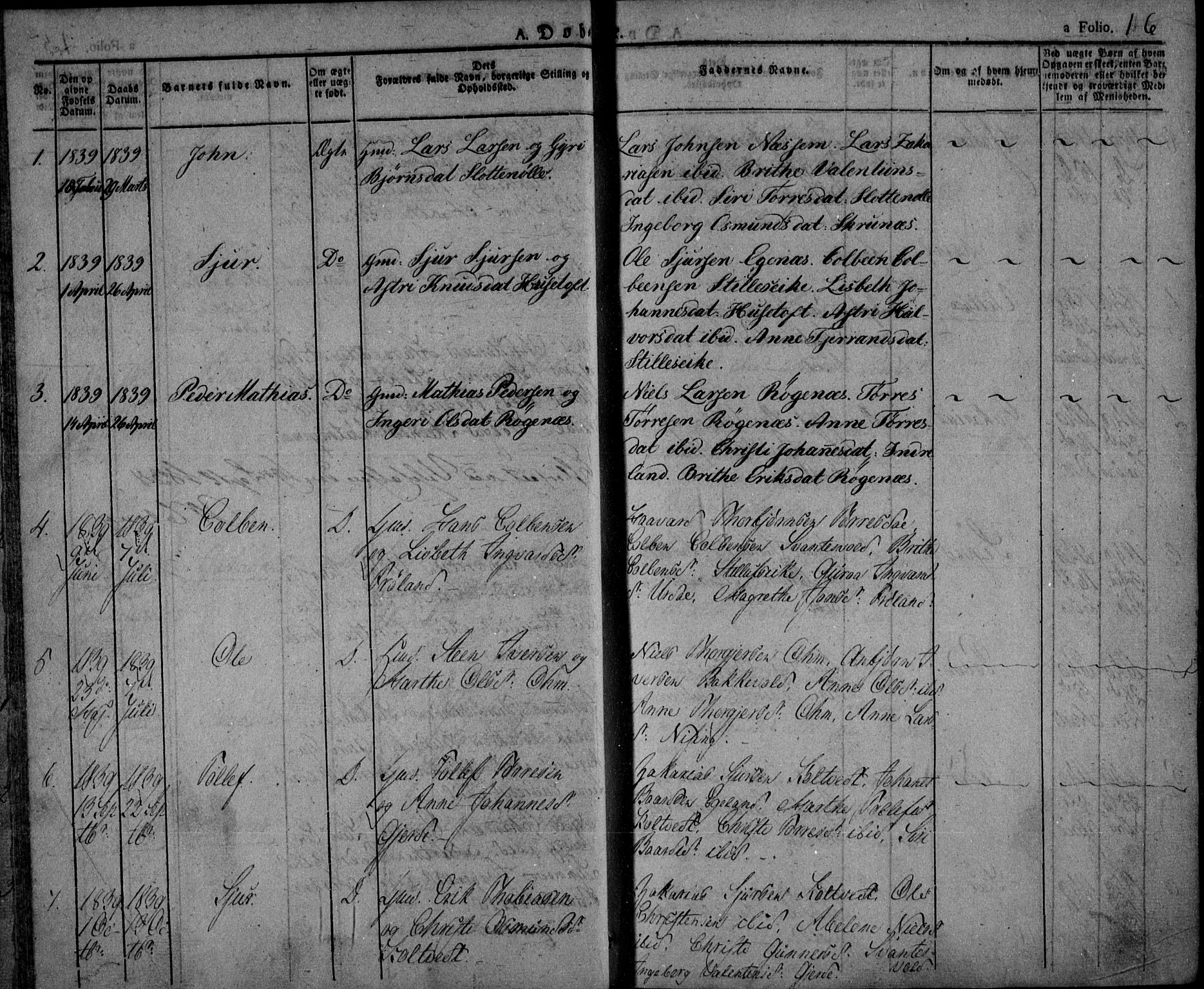 Skjold sokneprestkontor, AV/SAST-A-101847/H/Ha/Haa/L0005: Parish register (official) no. A 5, 1830-1856, p. 16