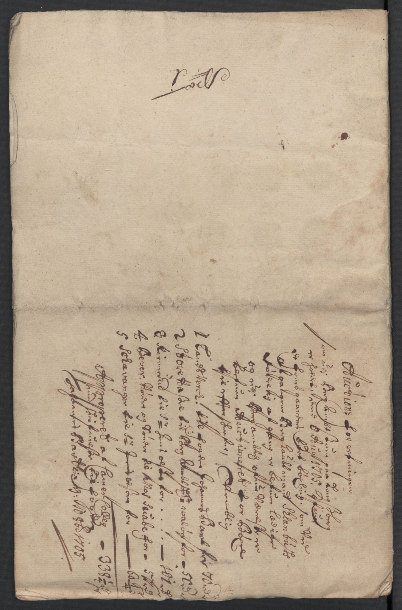 Rentekammeret inntil 1814, Reviderte regnskaper, Fogderegnskap, RA/EA-4092/R24/L1583: Fogderegnskap Numedal og Sandsvær, 1705-1706, p. 43