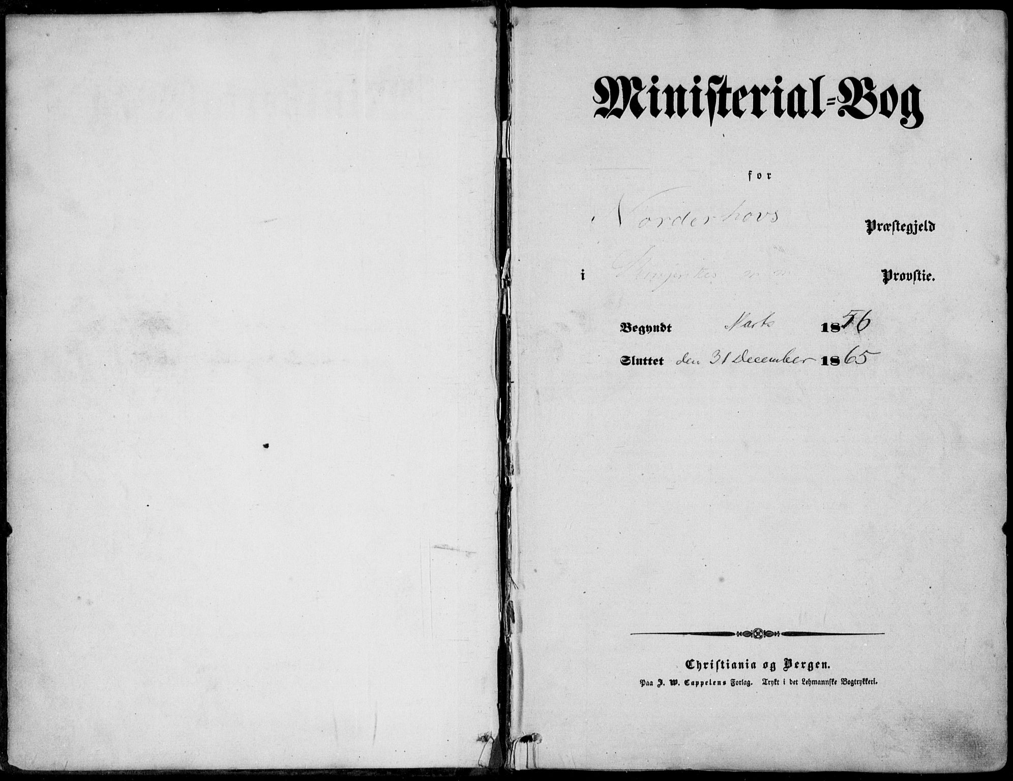 Norderhov kirkebøker, AV/SAKO-A-237/F/Fa/L0012: Parish register (official) no. 12, 1856-1865