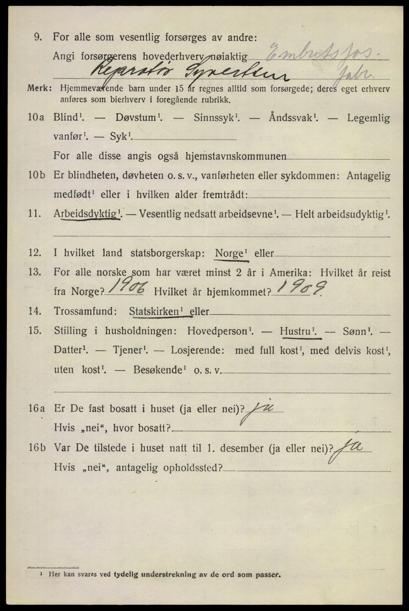 SAKO, 1920 census for Modum, 1920, p. 11898