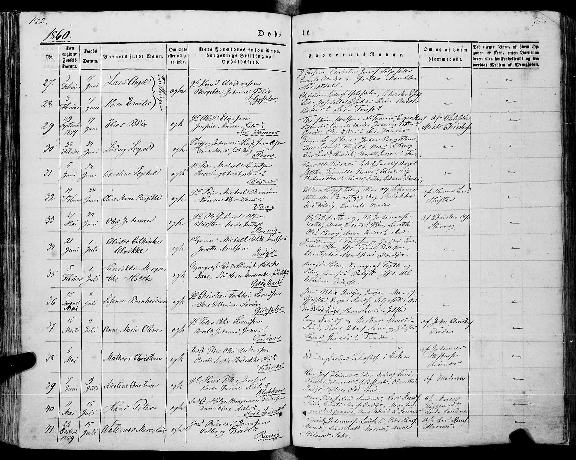 Ministerialprotokoller, klokkerbøker og fødselsregistre - Nordland, AV/SAT-A-1459/805/L0097: Parish register (official) no. 805A04, 1837-1861, p. 132