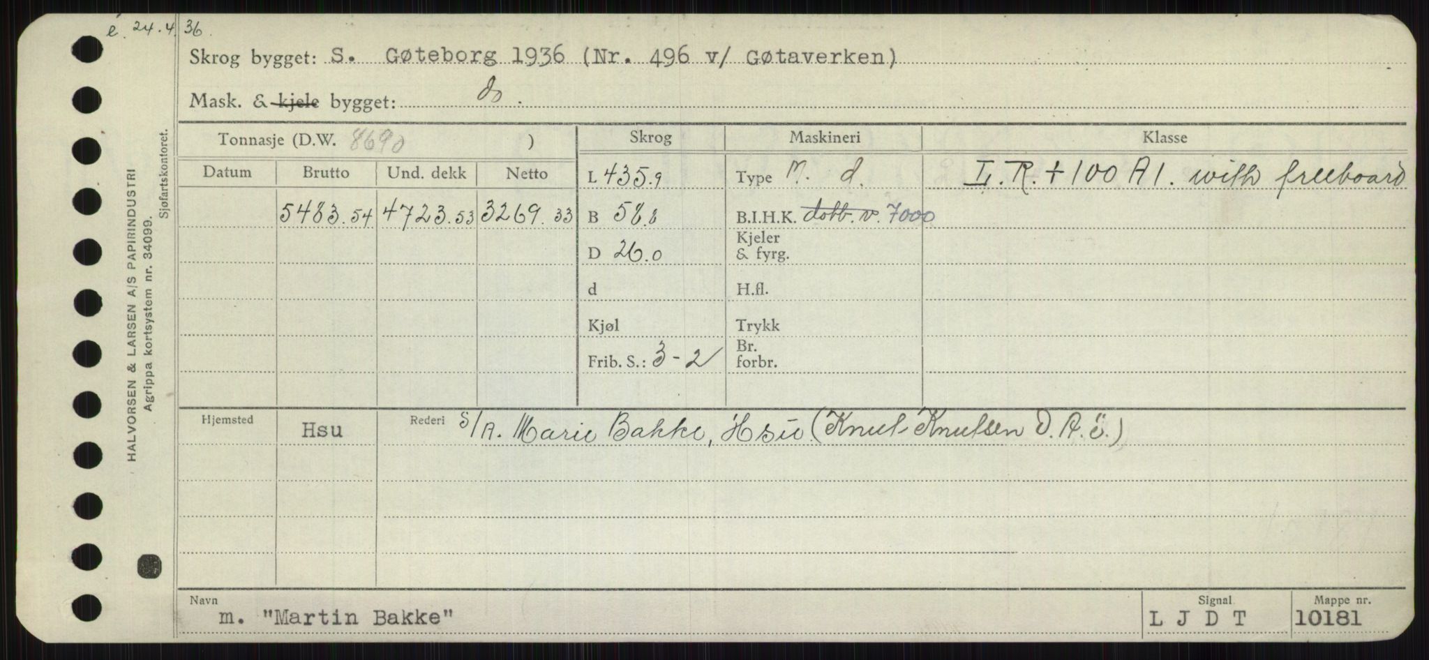 Sjøfartsdirektoratet med forløpere, Skipsmålingen, AV/RA-S-1627/H/Hb/L0003: Fartøy, I-N, p. 339