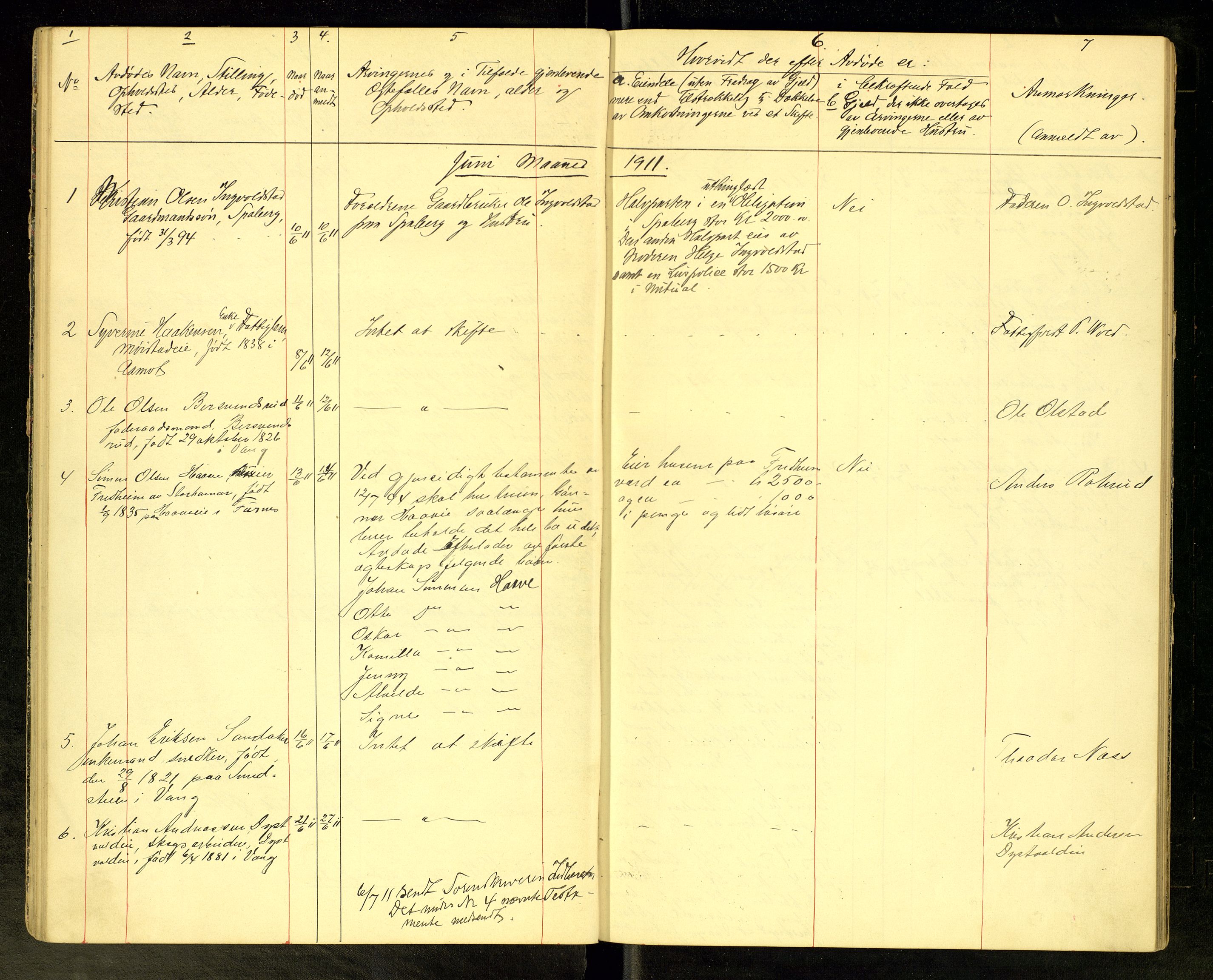 Vang, Hedmark, lensmannskontor, AV/SAH-LHV-018/H/Ha/L0006: Dødsfallsprotokoll, 1908-1915