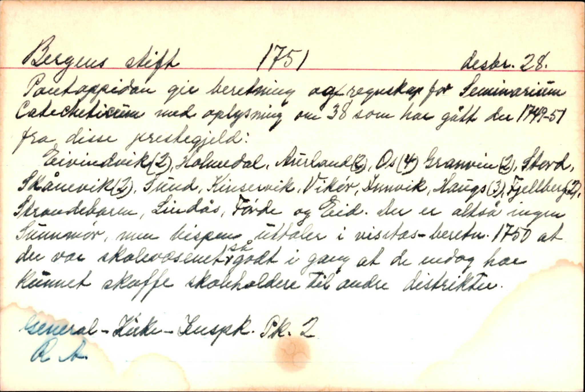 Haugen, Johannes - lærer, AV/SAB-SAB/PA-0036/01/L0001: Om klokkere og lærere, 1521-1904, p. 1111