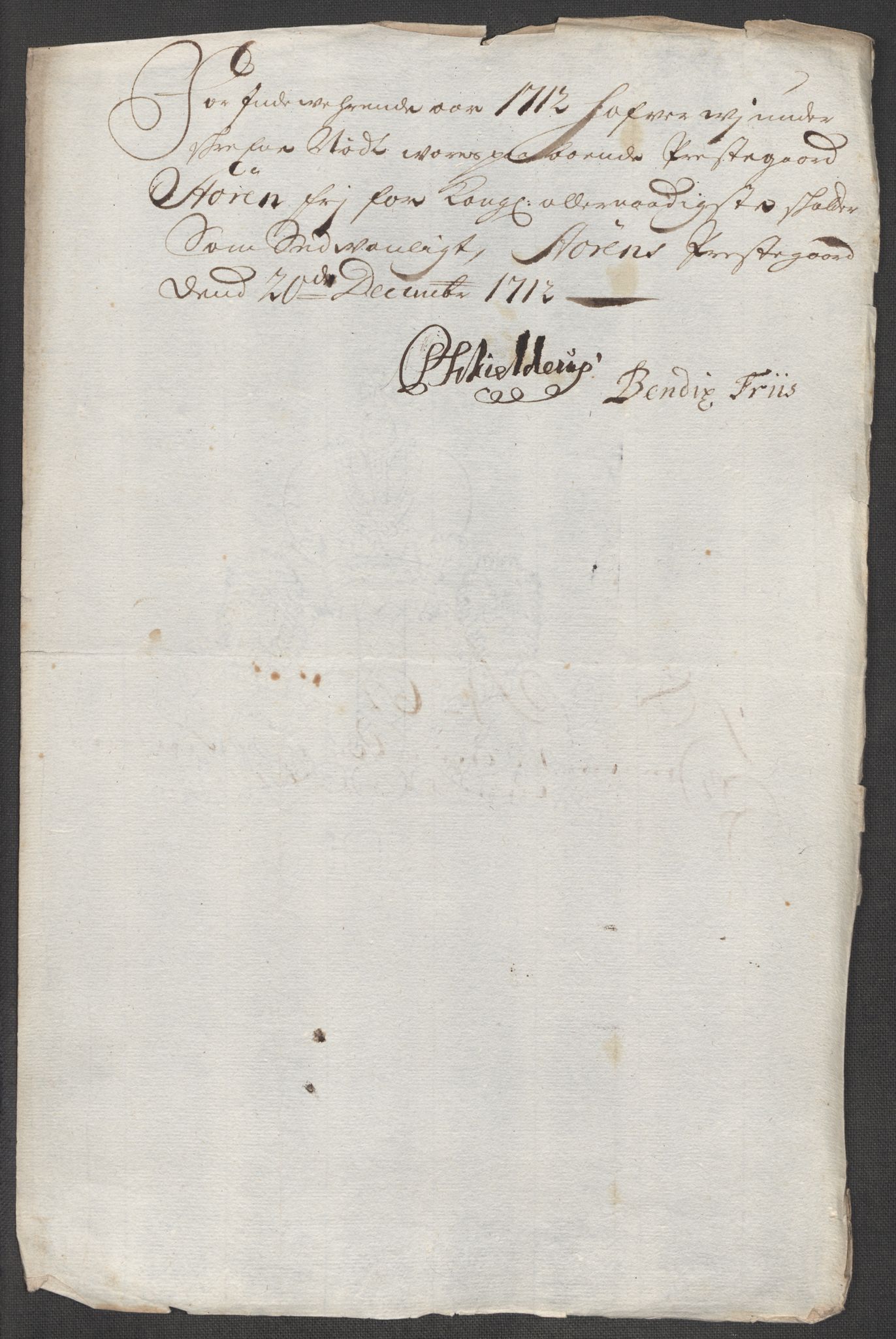 Rentekammeret inntil 1814, Reviderte regnskaper, Fogderegnskap, AV/RA-EA-4092/R60/L3963: Fogderegnskap Orkdal og Gauldal, 1712, p. 468