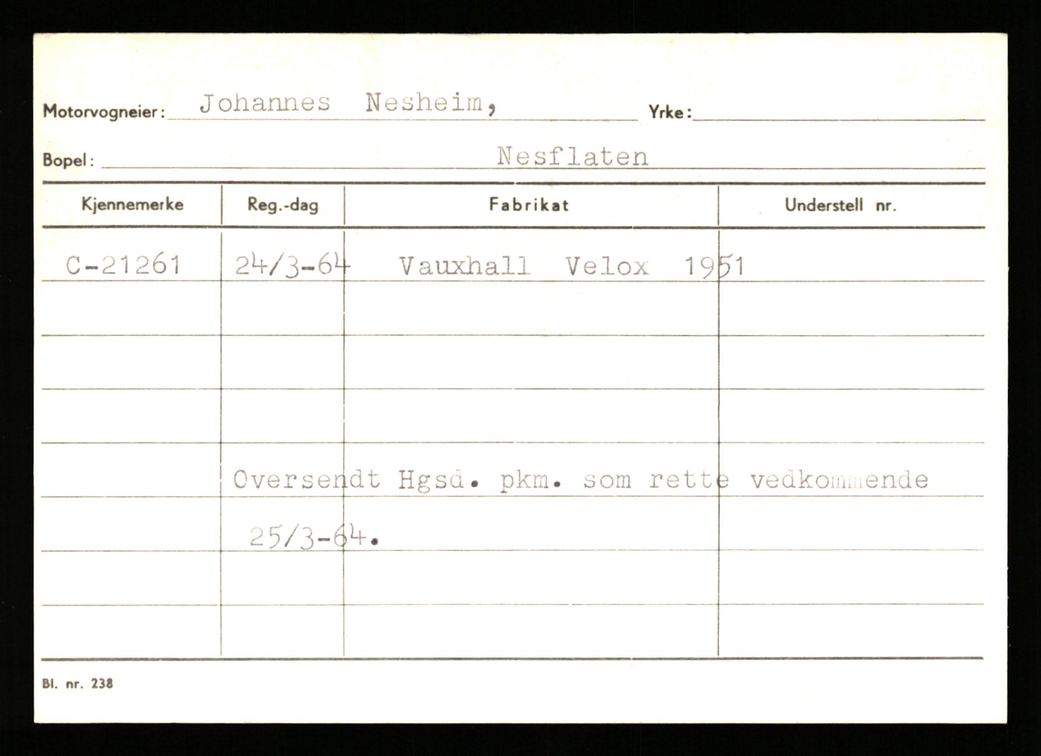 Stavanger trafikkstasjon, AV/SAST-A-101942/0/G/L0004: Registreringsnummer: 15497 - 22957, 1930-1971, p. 2622