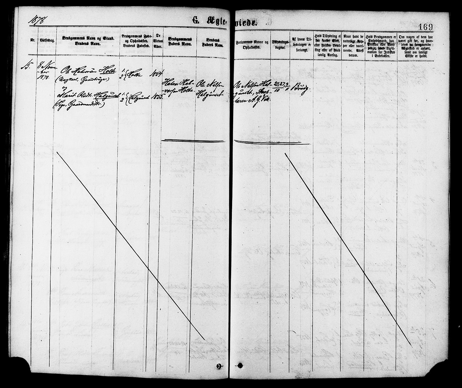 Ministerialprotokoller, klokkerbøker og fødselsregistre - Møre og Romsdal, AV/SAT-A-1454/598/L1068: Parish register (official) no. 598A02, 1872-1881, p. 169