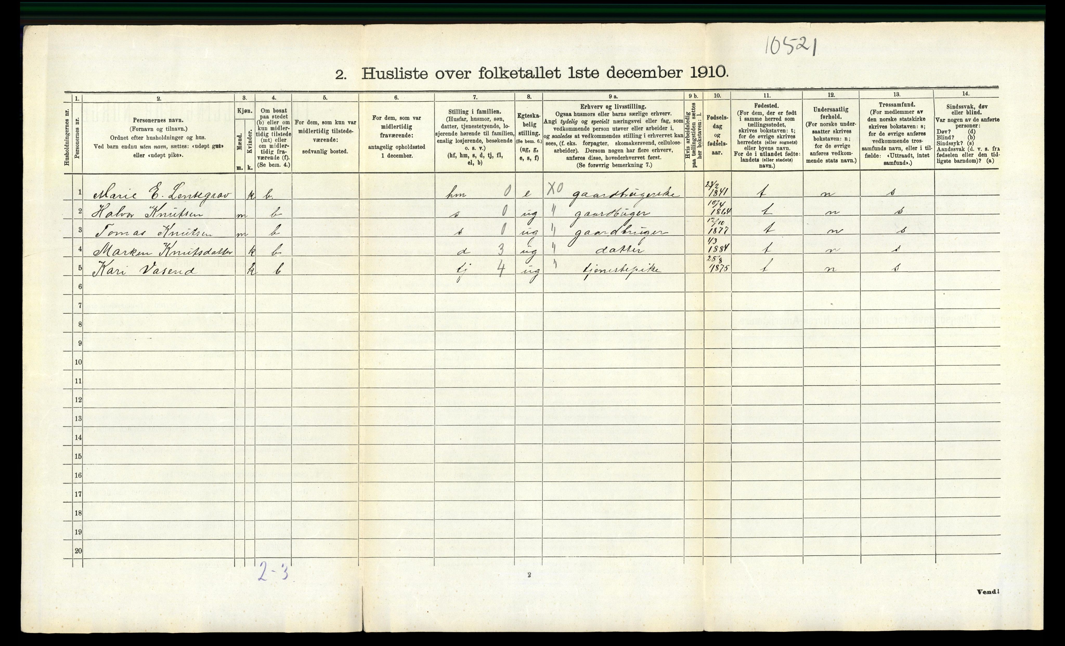 RA, 1910 census for Drangedal, 1910, p. 788