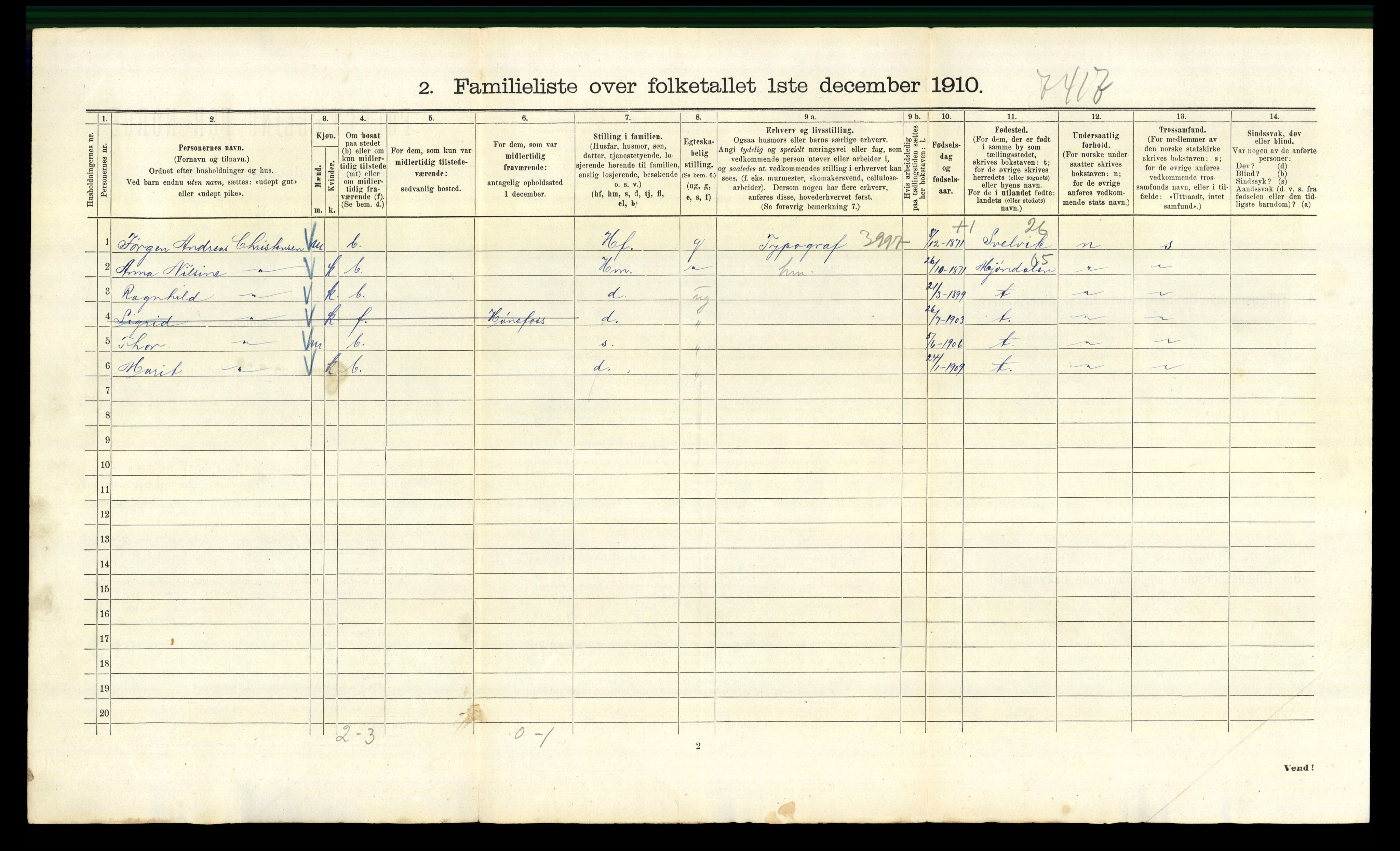 RA, 1910 census for Kristiania, 1910, p. 16016