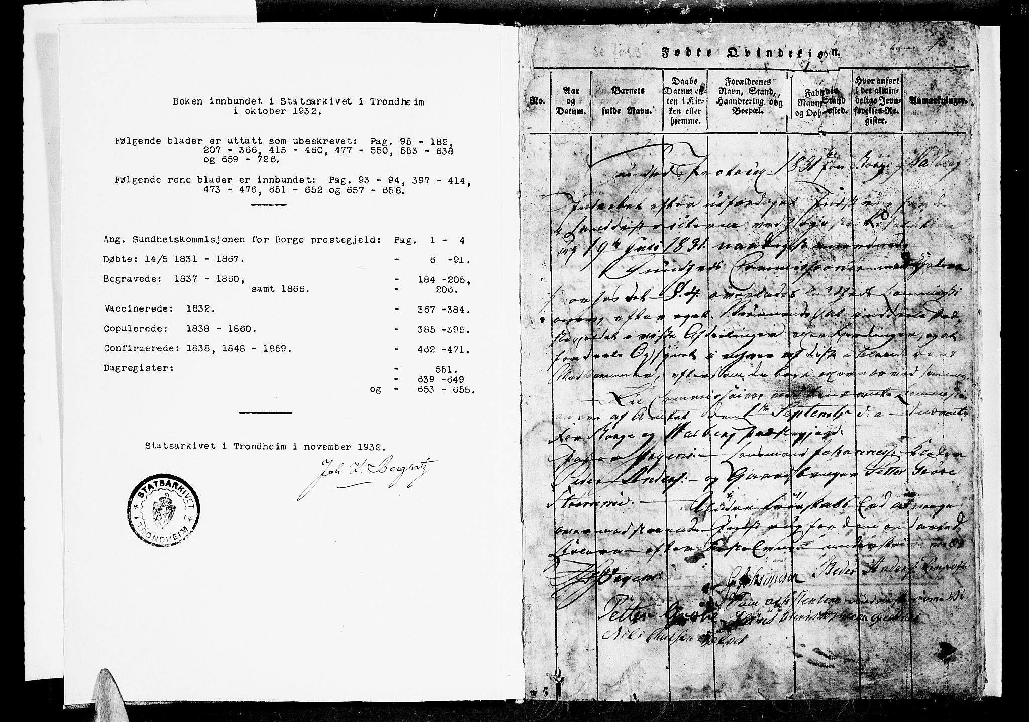 Ministerialprotokoller, klokkerbøker og fødselsregistre - Nordland, AV/SAT-A-1459/884/L1195: Parish register (copy) no. 884C01, 1837-1867