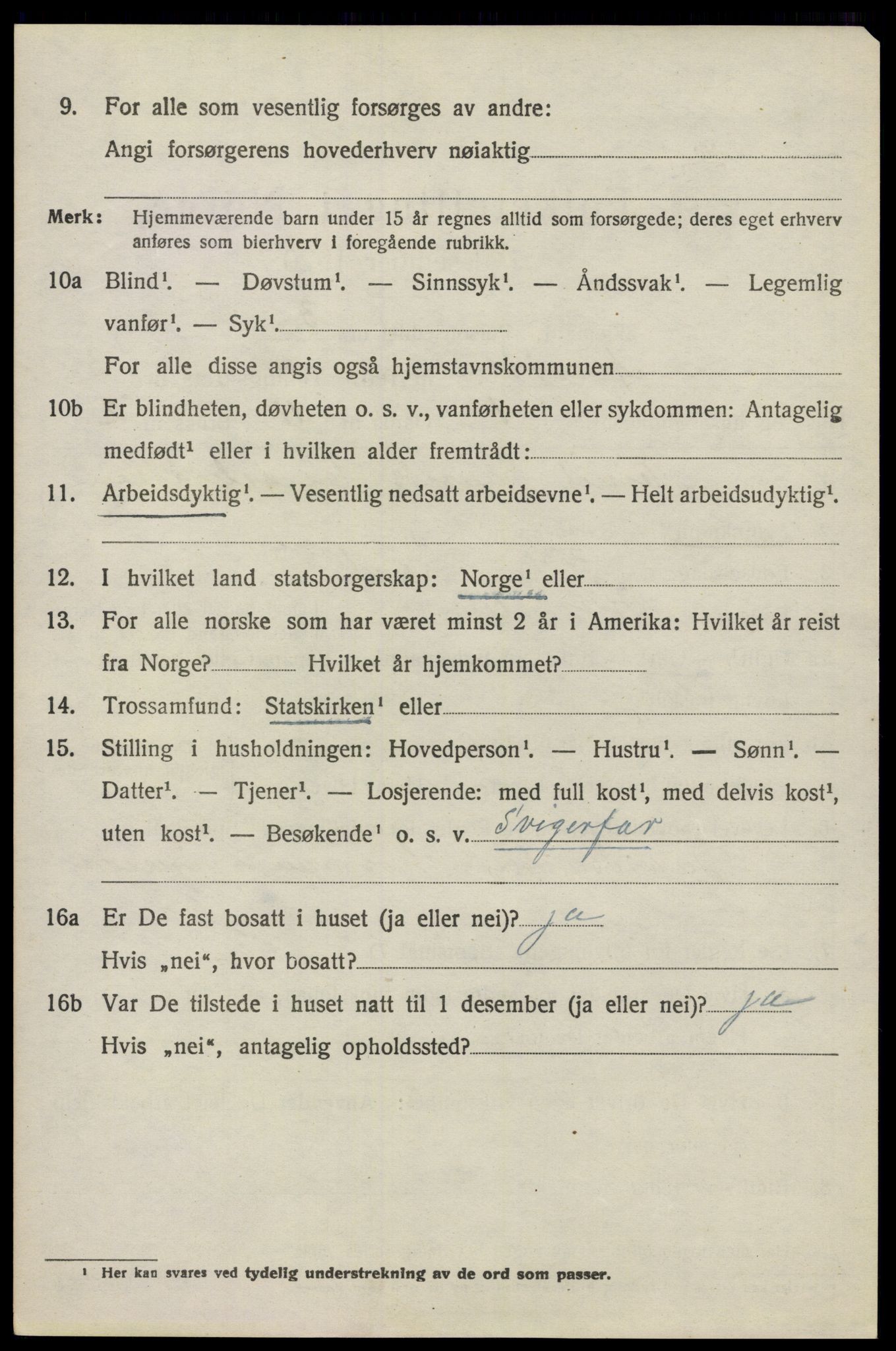 SAO, 1920 census for Nesodden, 1920, p. 3142