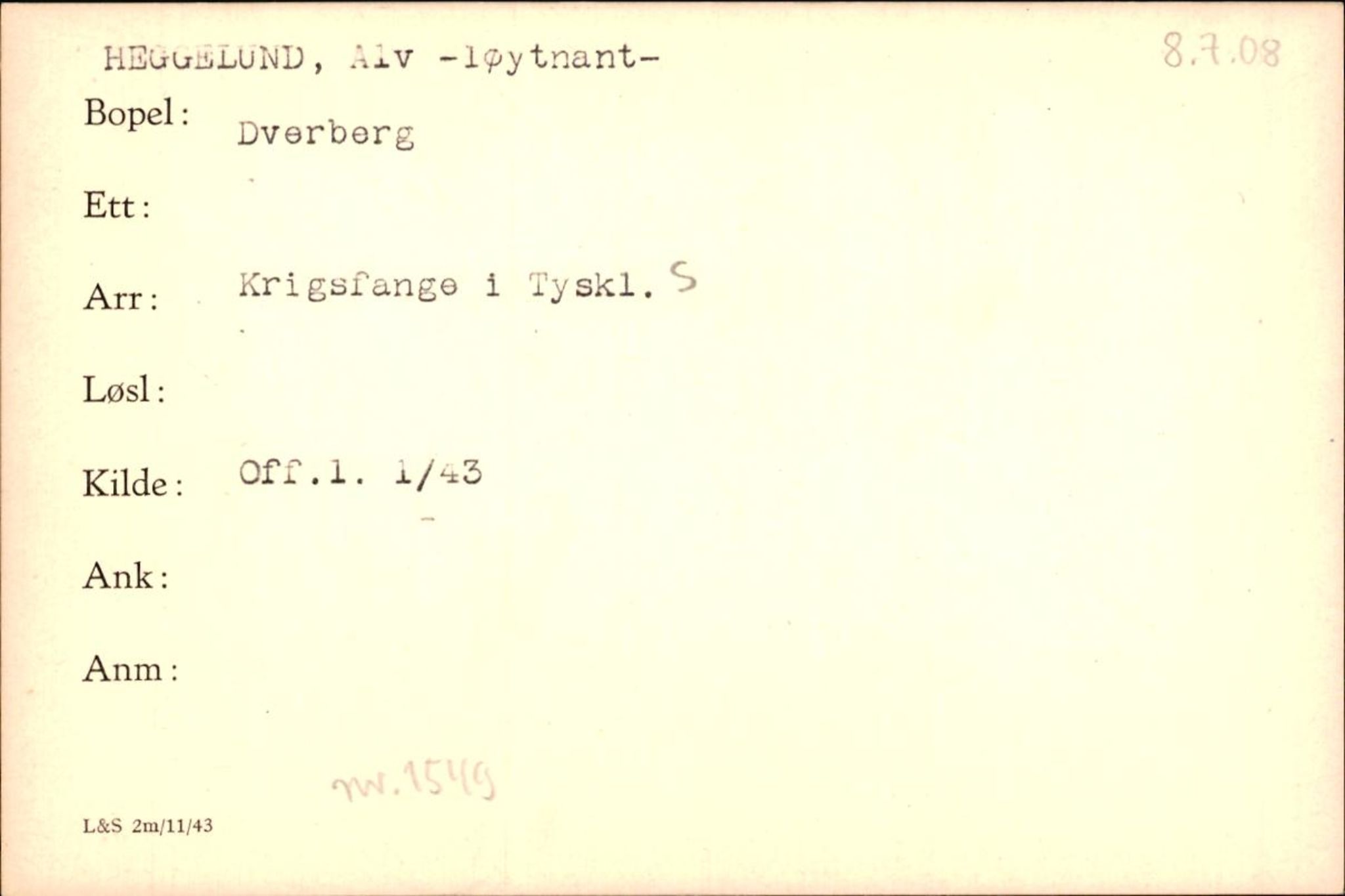 Forsvaret, Forsvarets krigshistoriske avdeling, AV/RA-RAFA-2017/Y/Yf/L0200: II-C-11-2102  -  Norske krigsfanger i Tyskland, 1940-1945, p. 409