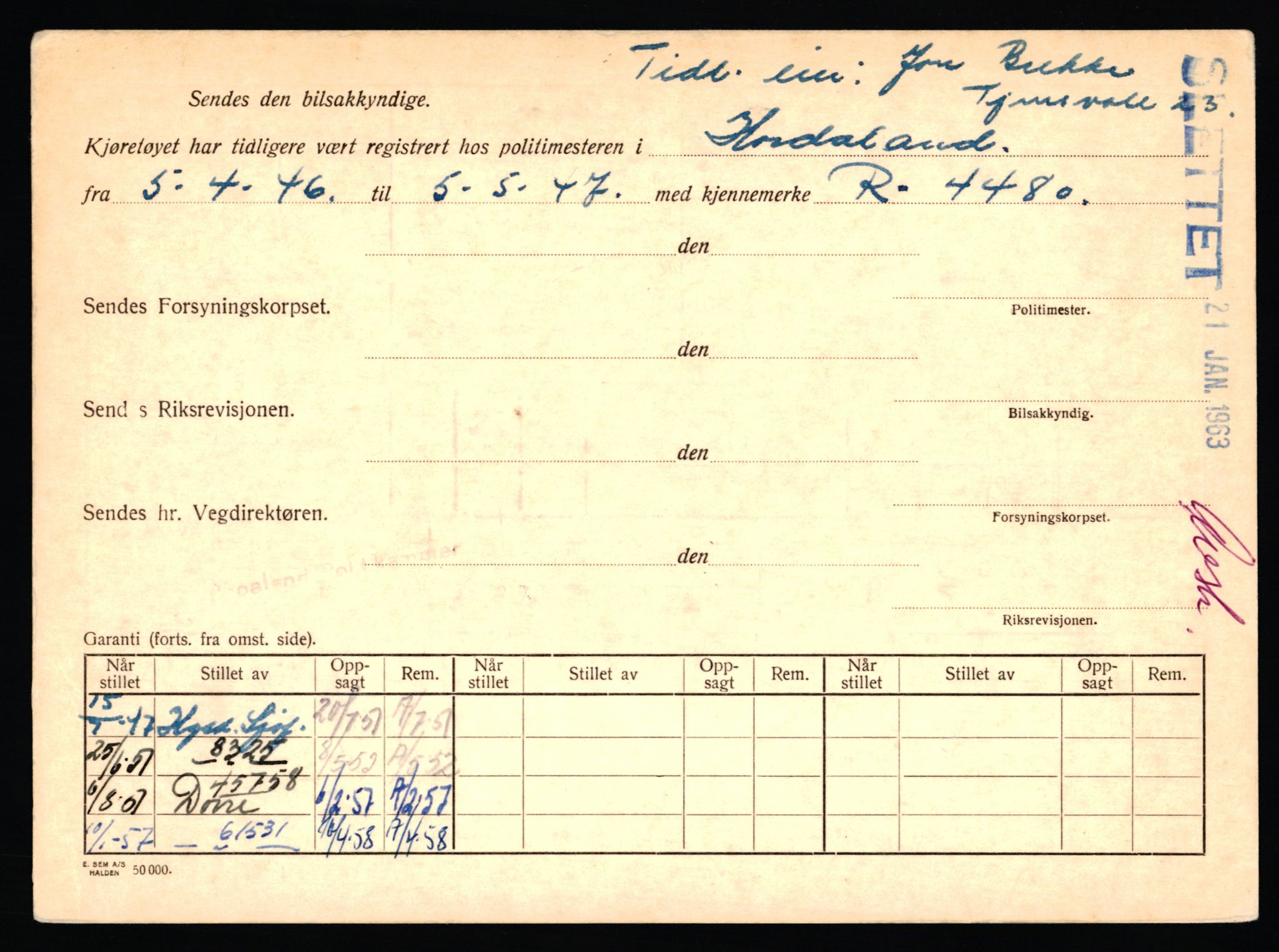 Stavanger trafikkstasjon, AV/SAST-A-101942/0/F/L0031: L-17000 - L-17599, 1930-1971, p. 1774