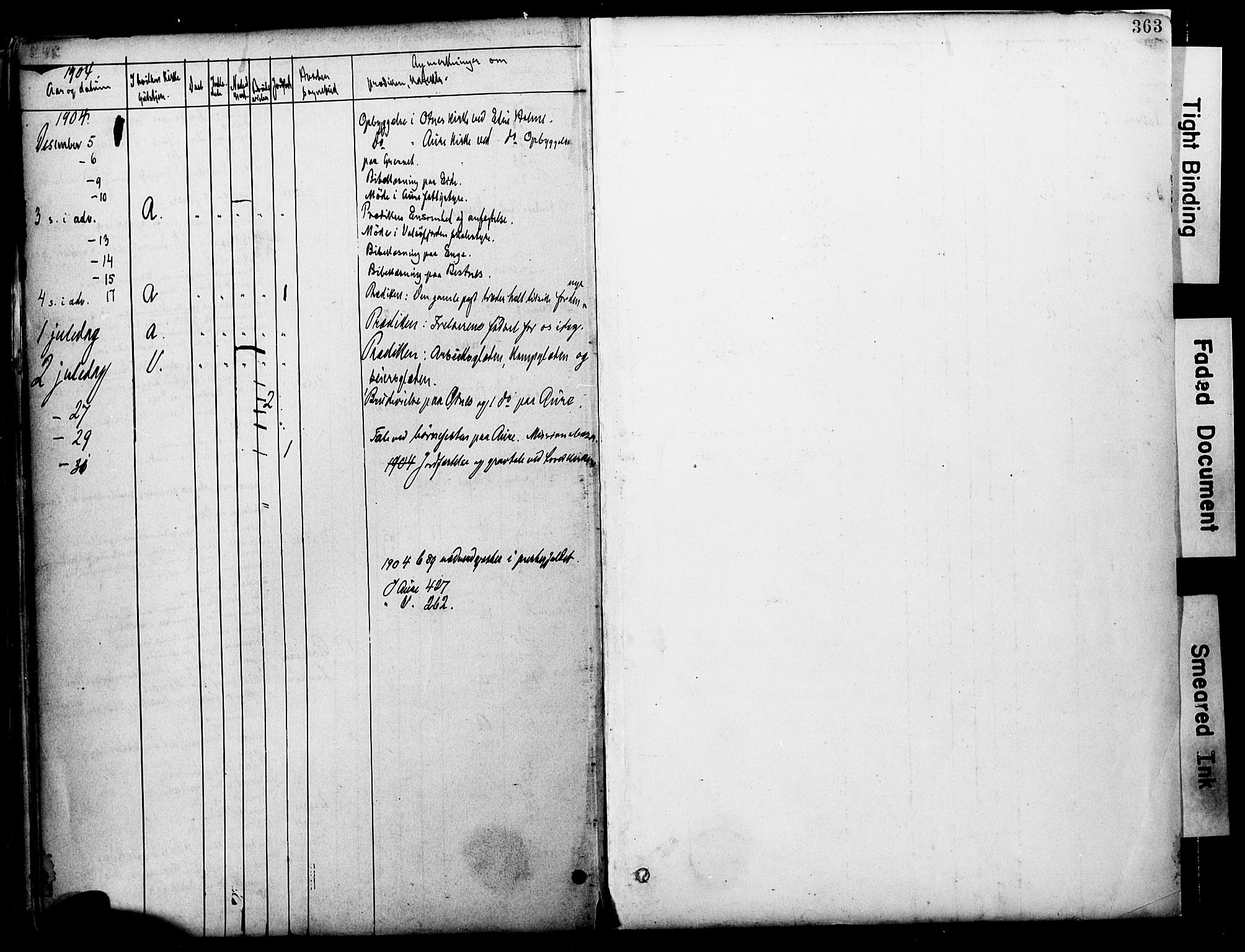 Ministerialprotokoller, klokkerbøker og fødselsregistre - Møre og Romsdal, AV/SAT-A-1454/578/L0907: Parish register (official) no. 578A06, 1887-1904, p. 363