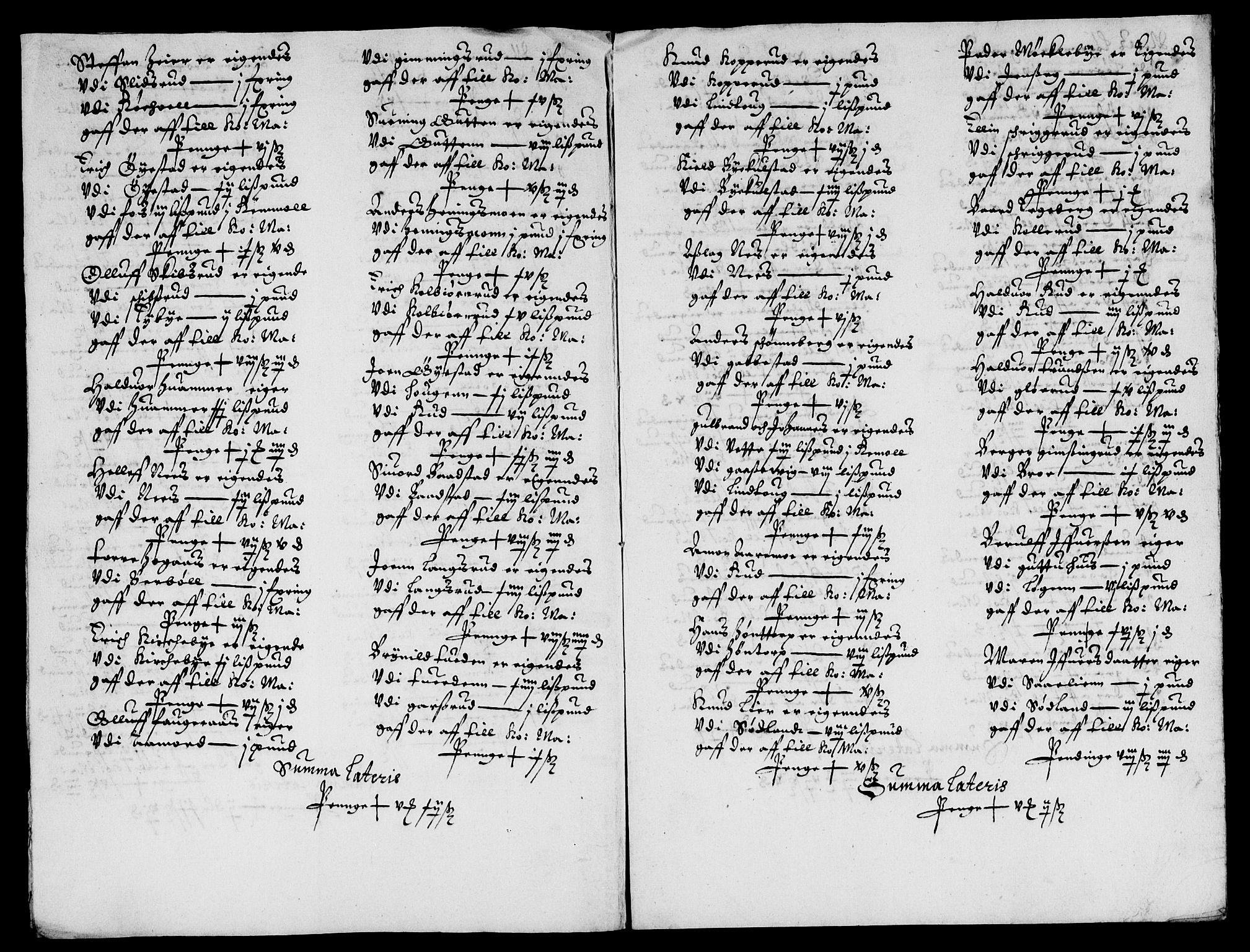 Rentekammeret inntil 1814, Reviderte regnskaper, Lensregnskaper, AV/RA-EA-5023/R/Rb/Rba/L0169: Akershus len, 1642-1643