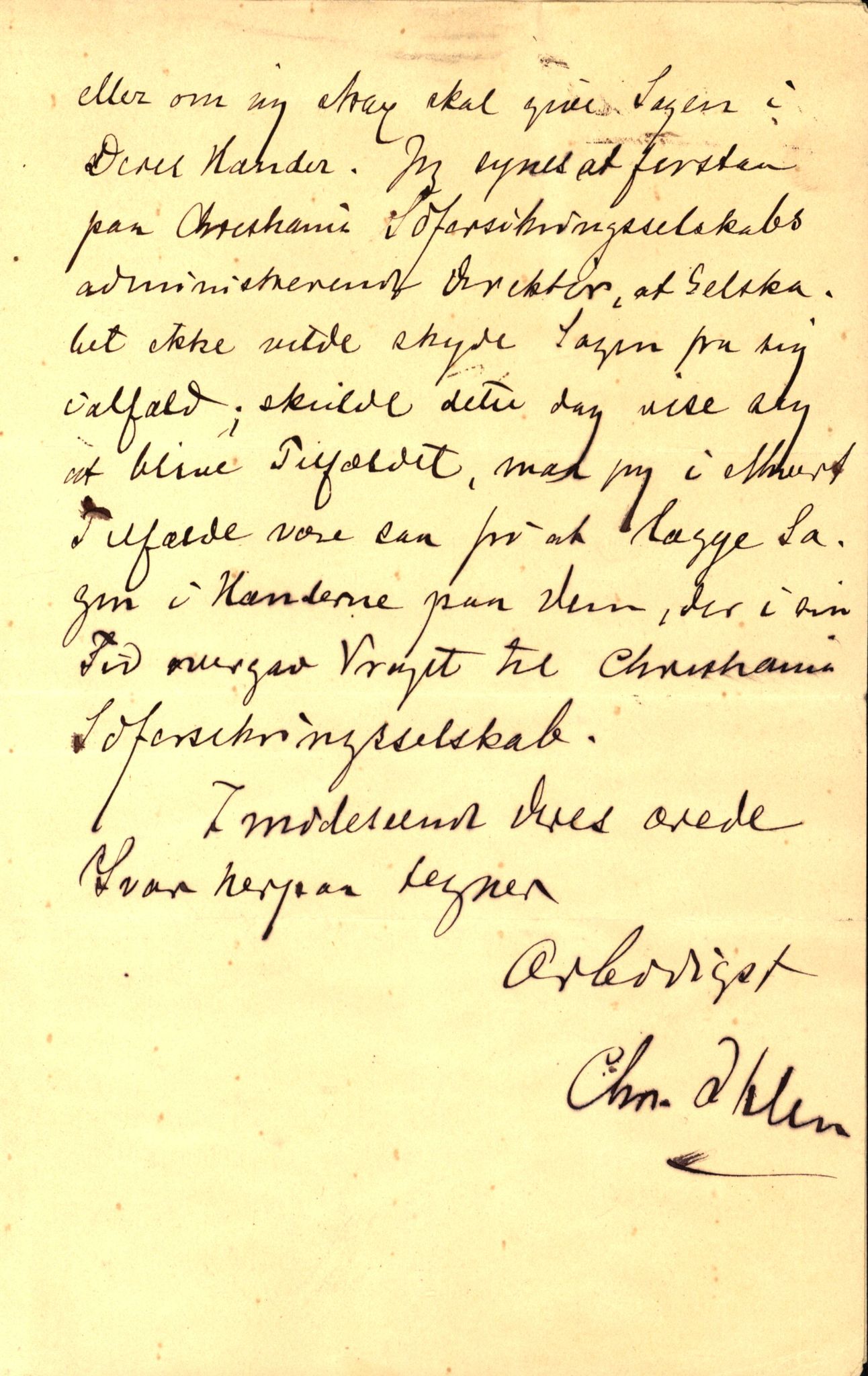 Pa 63 - Østlandske skibsassuranceforening, VEMU/A-1079/G/Ga/L0015/0009: Havaridokumenter / Insulan, Nymph, Argonaut, 1882, p. 11