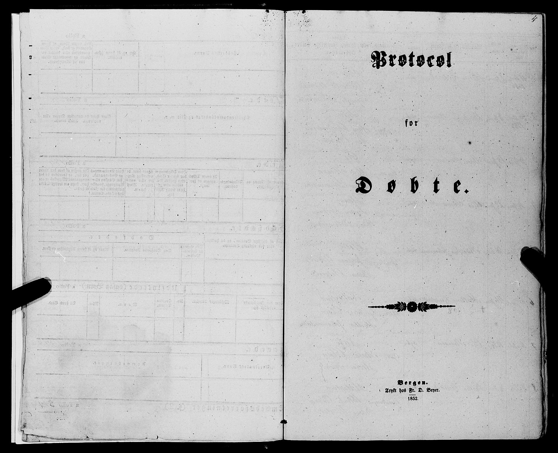 Kvinnherad sokneprestembete, SAB/A-76401/H/Haa: Parish register (official) no. A 8, 1854-1872, p. 4