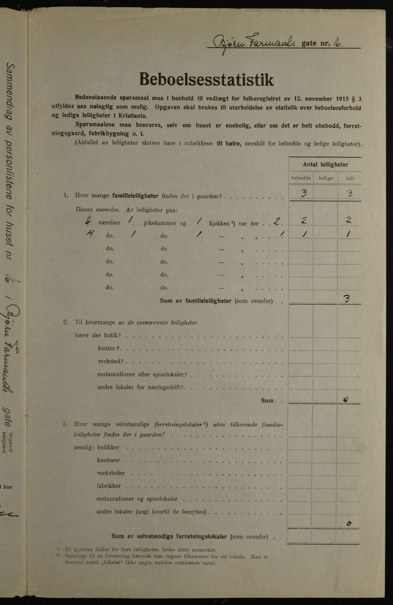 OBA, Municipal Census 1923 for Kristiania, 1923, p. 7748