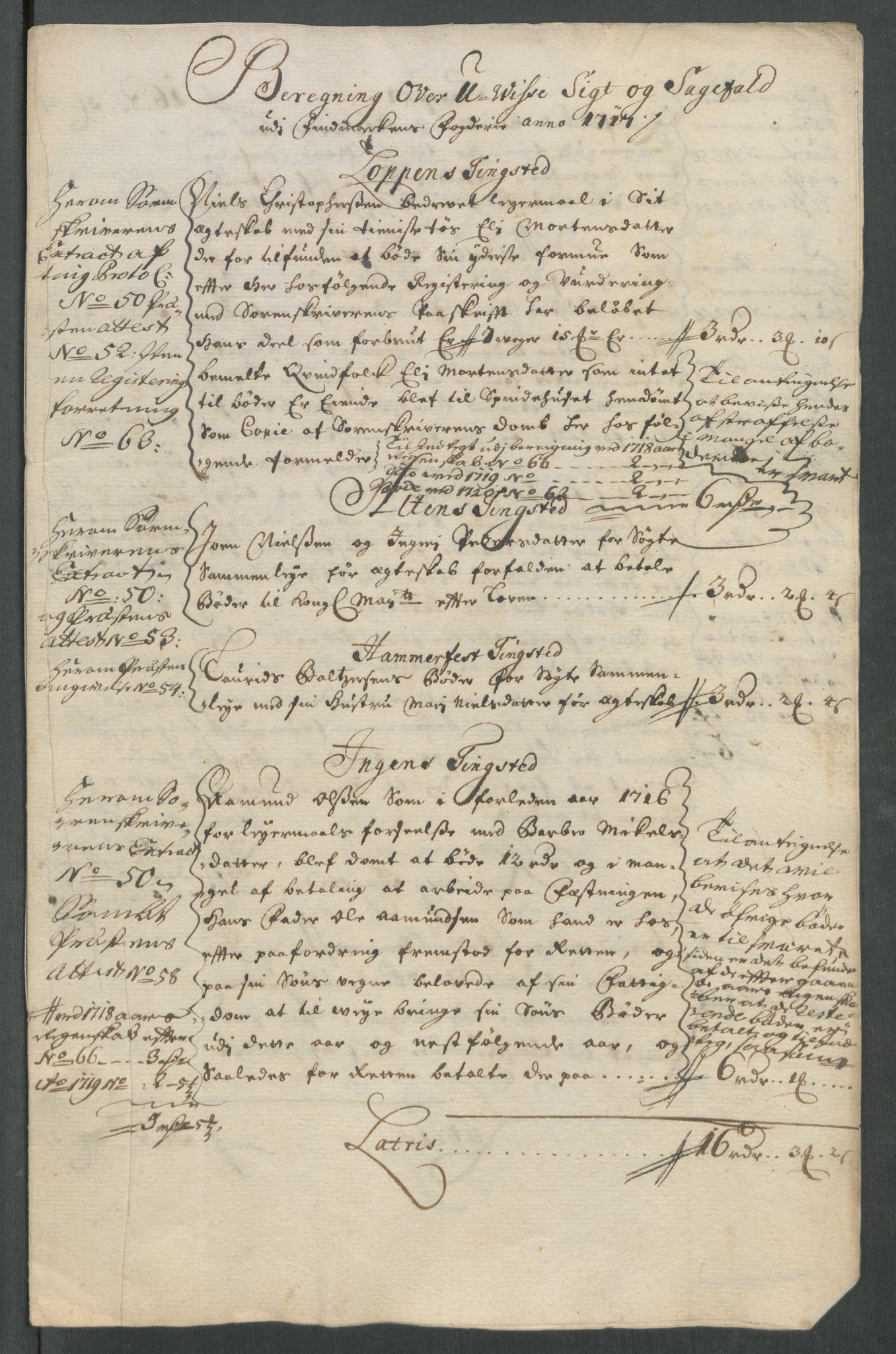 Rentekammeret inntil 1814, Reviderte regnskaper, Fogderegnskap, RA/EA-4092/R69/L4857: Fogderegnskap Finnmark/Vardøhus, 1716-1718, p. 313