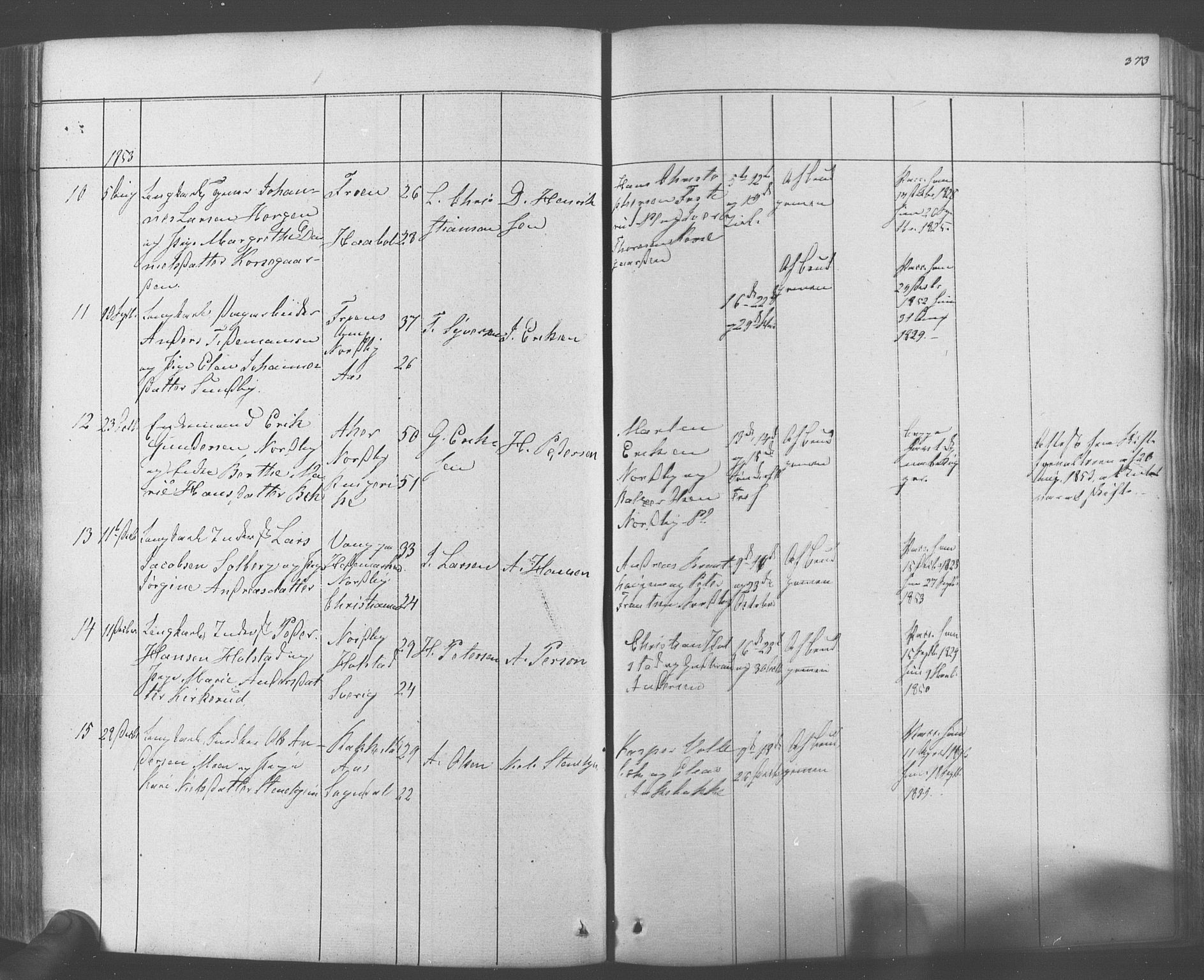 Ås prestekontor Kirkebøker, SAO/A-10894/F/Fa/L0006: Parish register (official) no. I 6, 1841-1853, p. 372-373