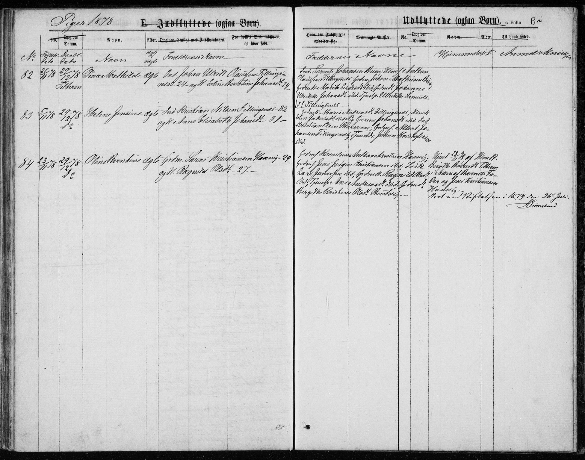 Ministerialprotokoller, klokkerbøker og fødselsregistre - Sør-Trøndelag, SAT/A-1456/640/L0577: Parish register (official) no. 640A02, 1877-1878, p. 62