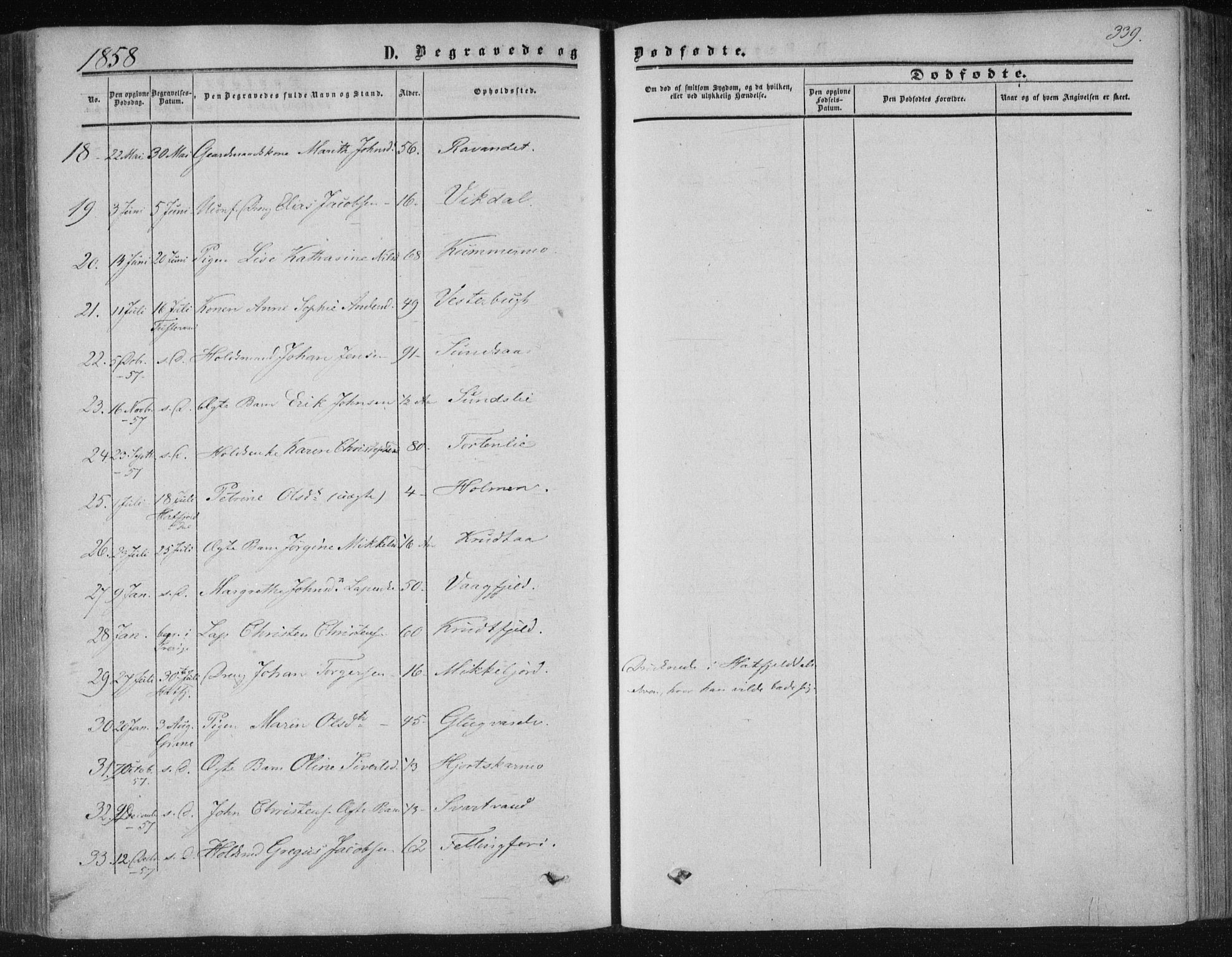 Ministerialprotokoller, klokkerbøker og fødselsregistre - Nordland, SAT/A-1459/820/L0293: Parish register (official) no. 820A14, 1855-1865, p. 339