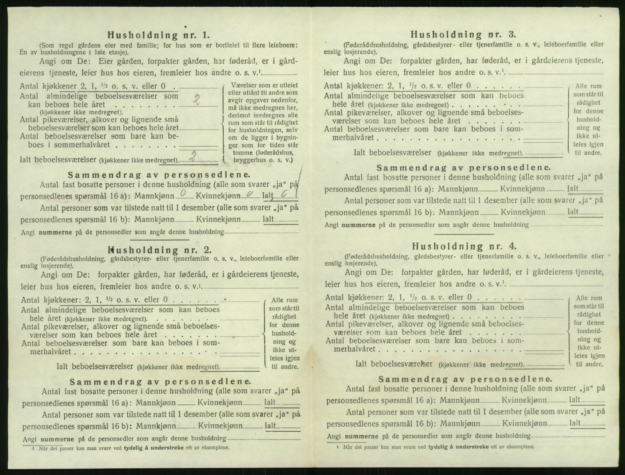 SAK, 1920 census for Froland, 1920, p. 686