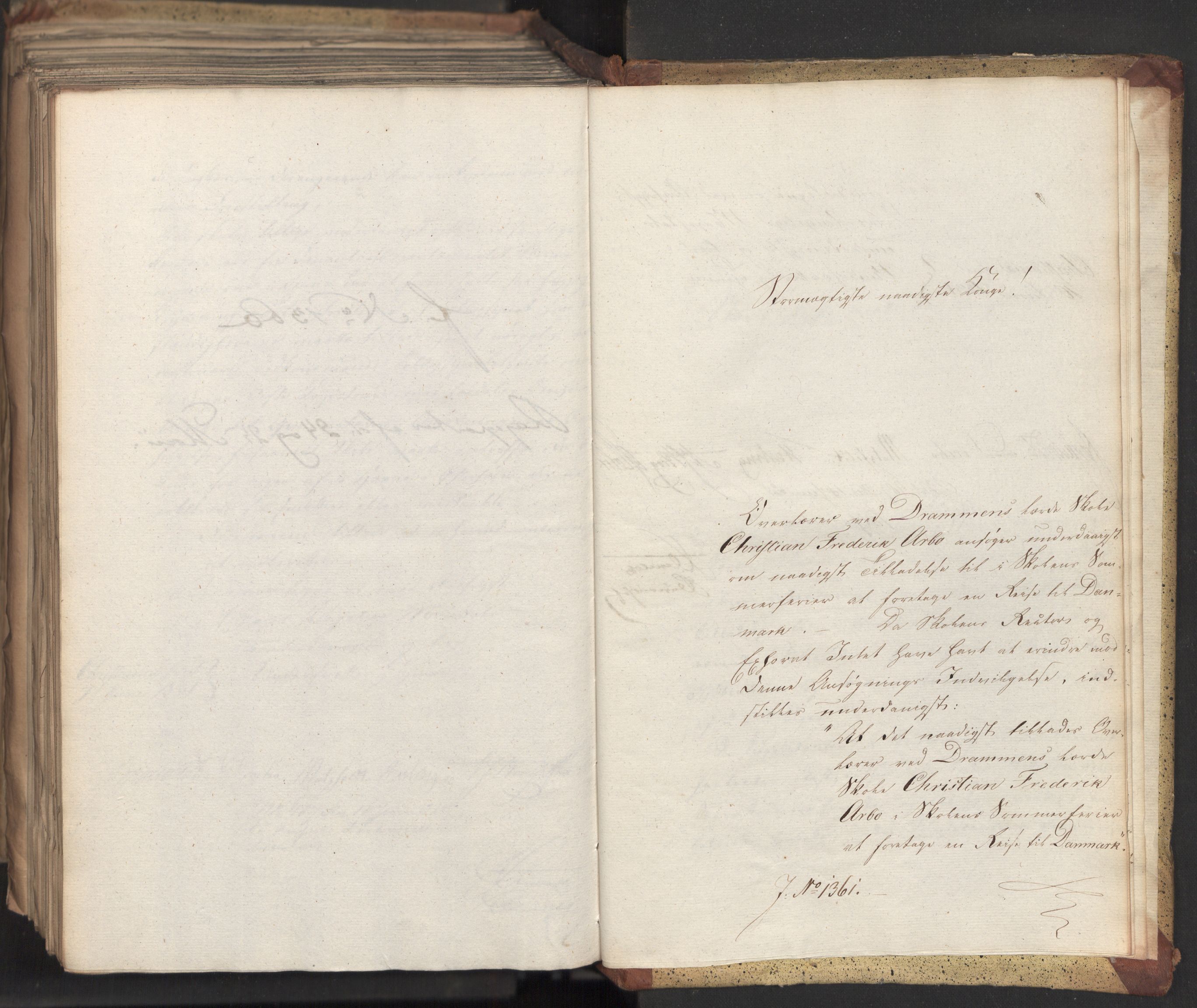 Statsrådsavdelingen i Stockholm, AV/RA-S-1003/D/Da/L0071: Regjeringsinnstillinger nr. 1222-1364, 1831, p. 575