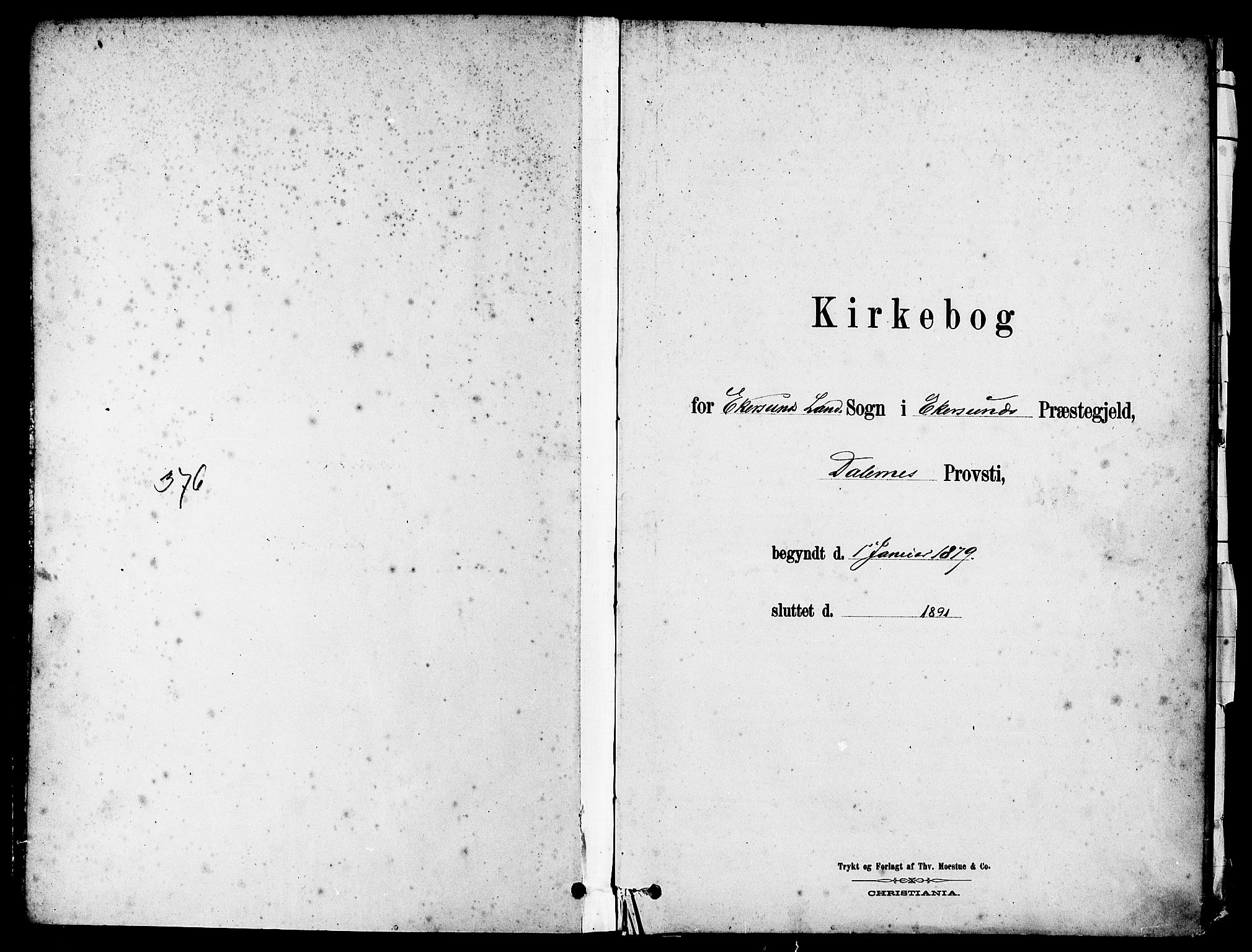 Eigersund sokneprestkontor, AV/SAST-A-101807/S08/L0017: Parish register (official) no. A 14, 1879-1892