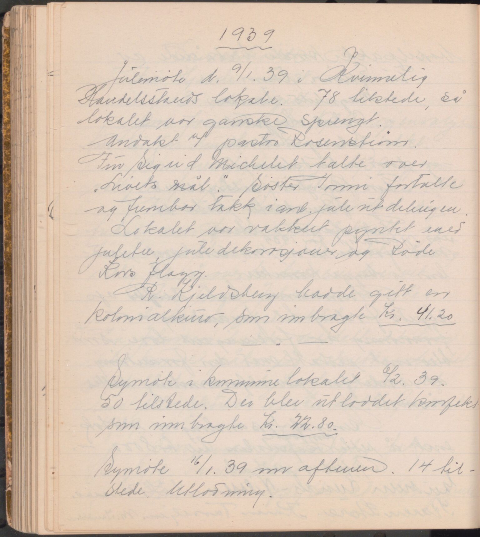 Trondheim Røde Kors, TRKO/PA-1204/A/Ab/L0004: Dagbok for Strinda Røde Kors, 1926-1952, p. 188