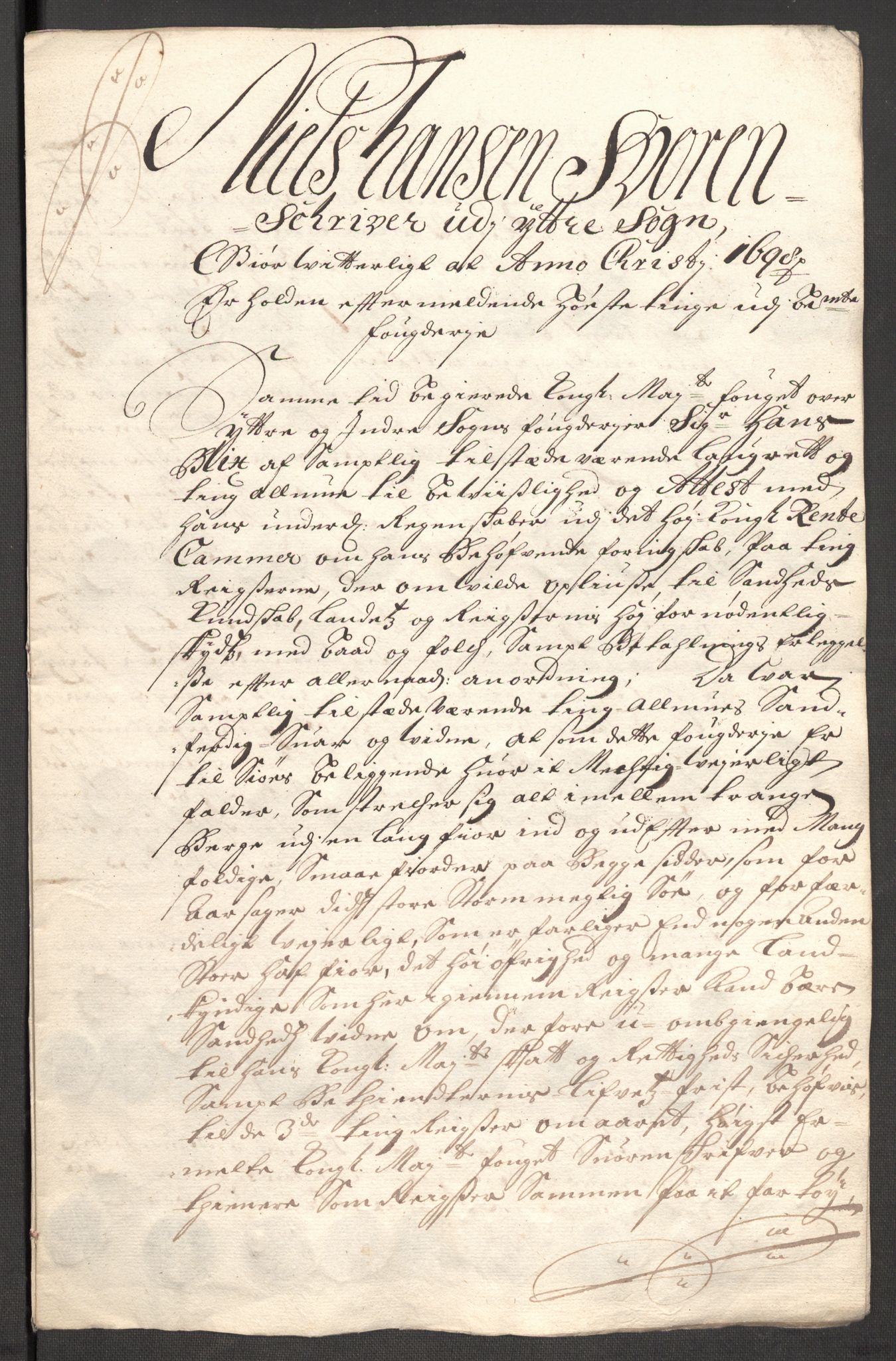 Rentekammeret inntil 1814, Reviderte regnskaper, Fogderegnskap, RA/EA-4092/R52/L3310: Fogderegnskap Sogn, 1698-1699, p. 276