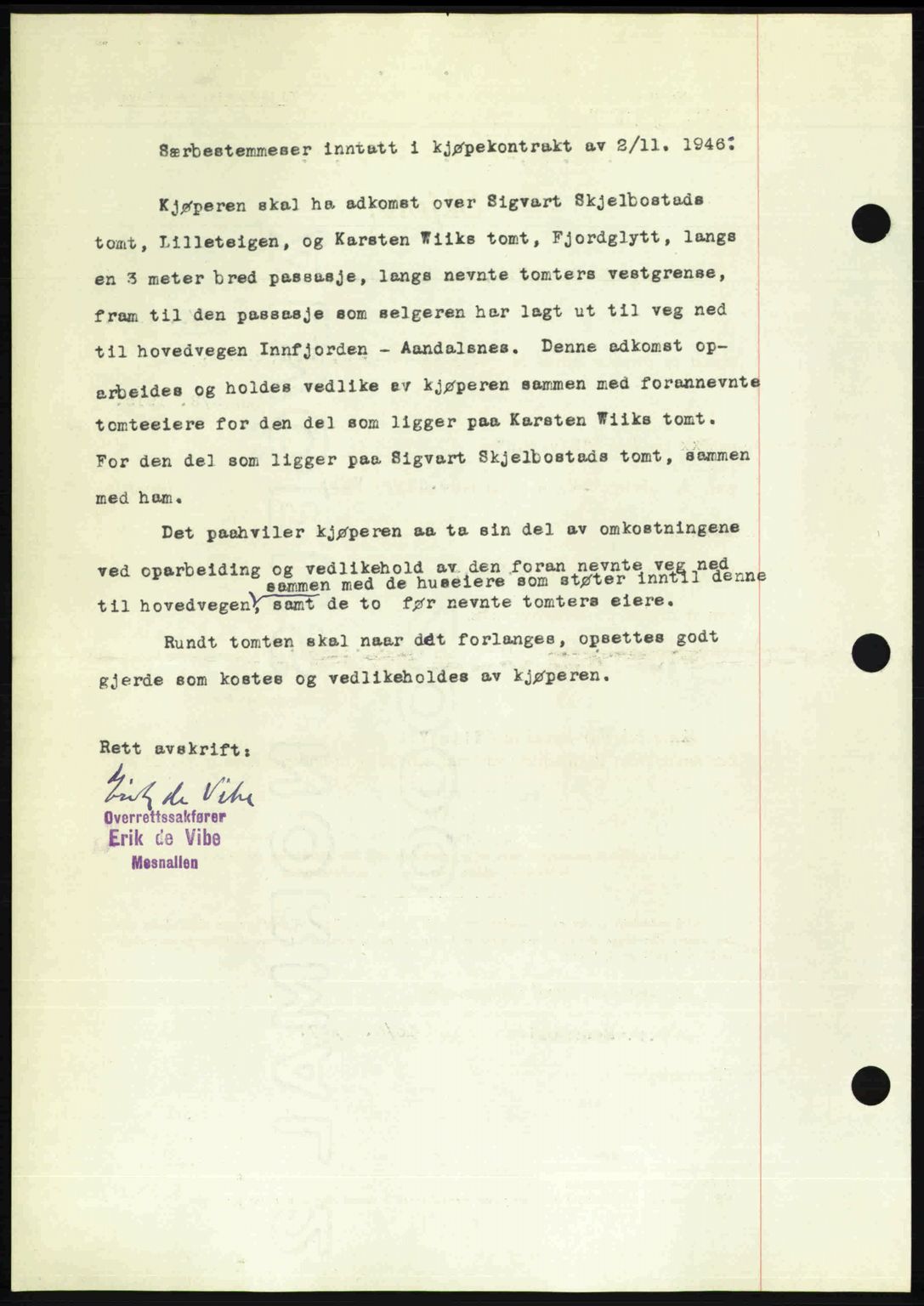 Romsdal sorenskriveri, SAT/A-4149/1/2/2C: Mortgage book no. A22, 1947-1947, Diary no: : 613/1947
