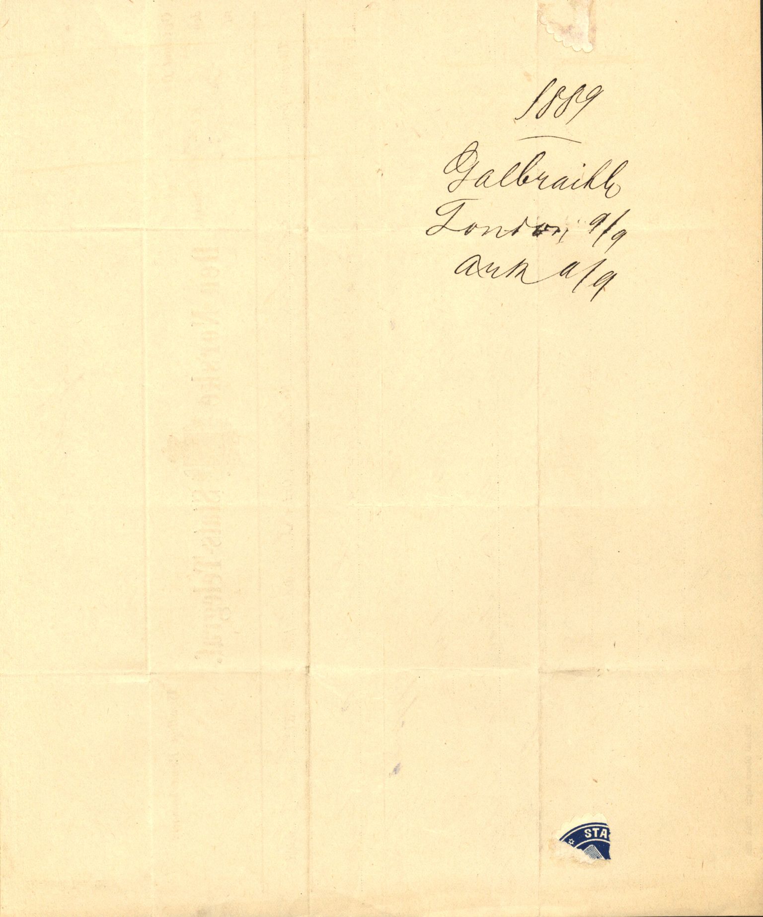 Pa 63 - Østlandske skibsassuranceforening, VEMU/A-1079/G/Ga/L0023/0007: Havaridokumenter / Eugenie, Askur, Præsident Harbitz, Professor Johnson, Professor Mohn, 1889, p. 83