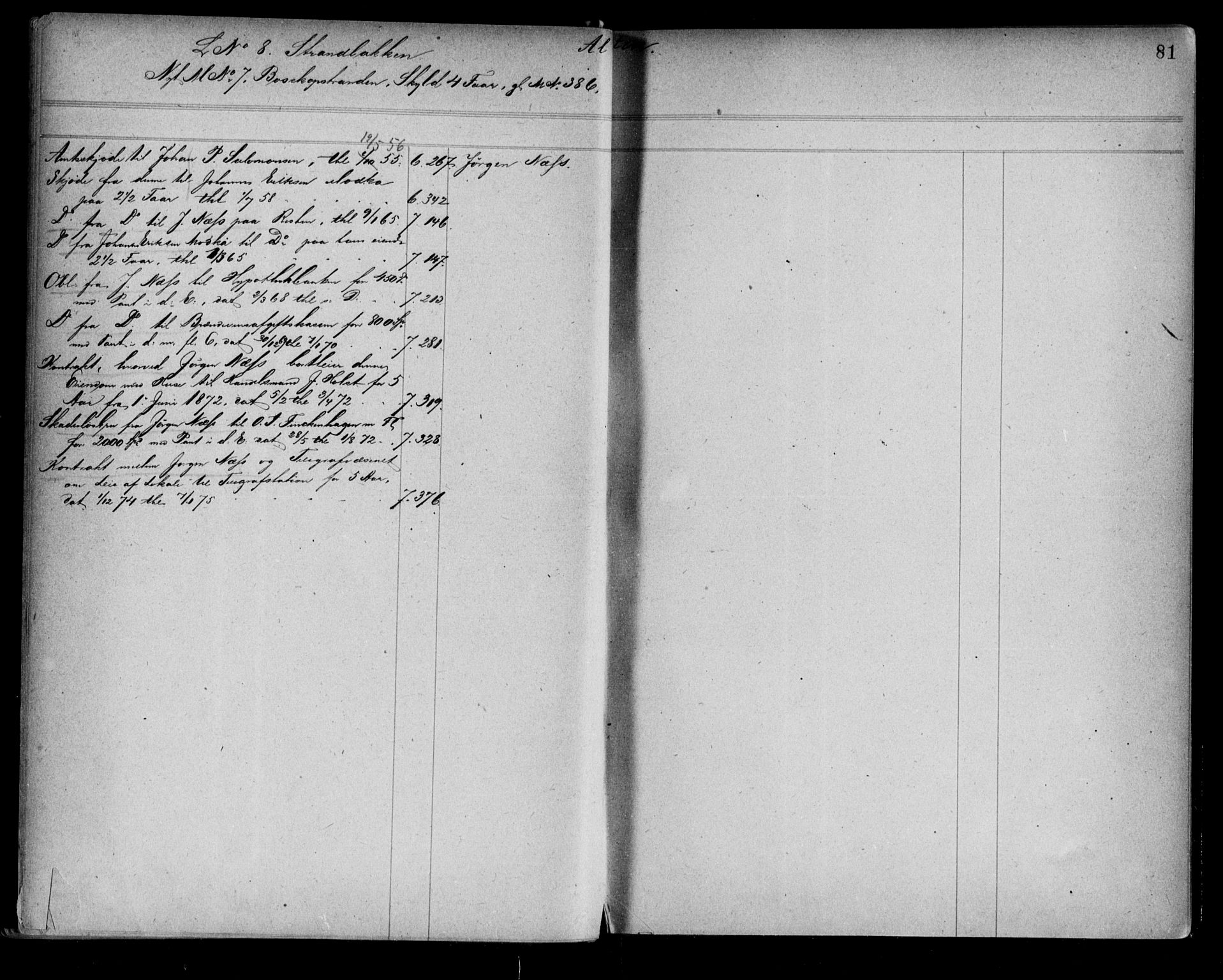 Alta fogderi/sorenskriveri, SATØ/SATØ-5/1/K/Kb/Kba/L0006pantereg: Mortgage register no. 6, 1776, p. 81