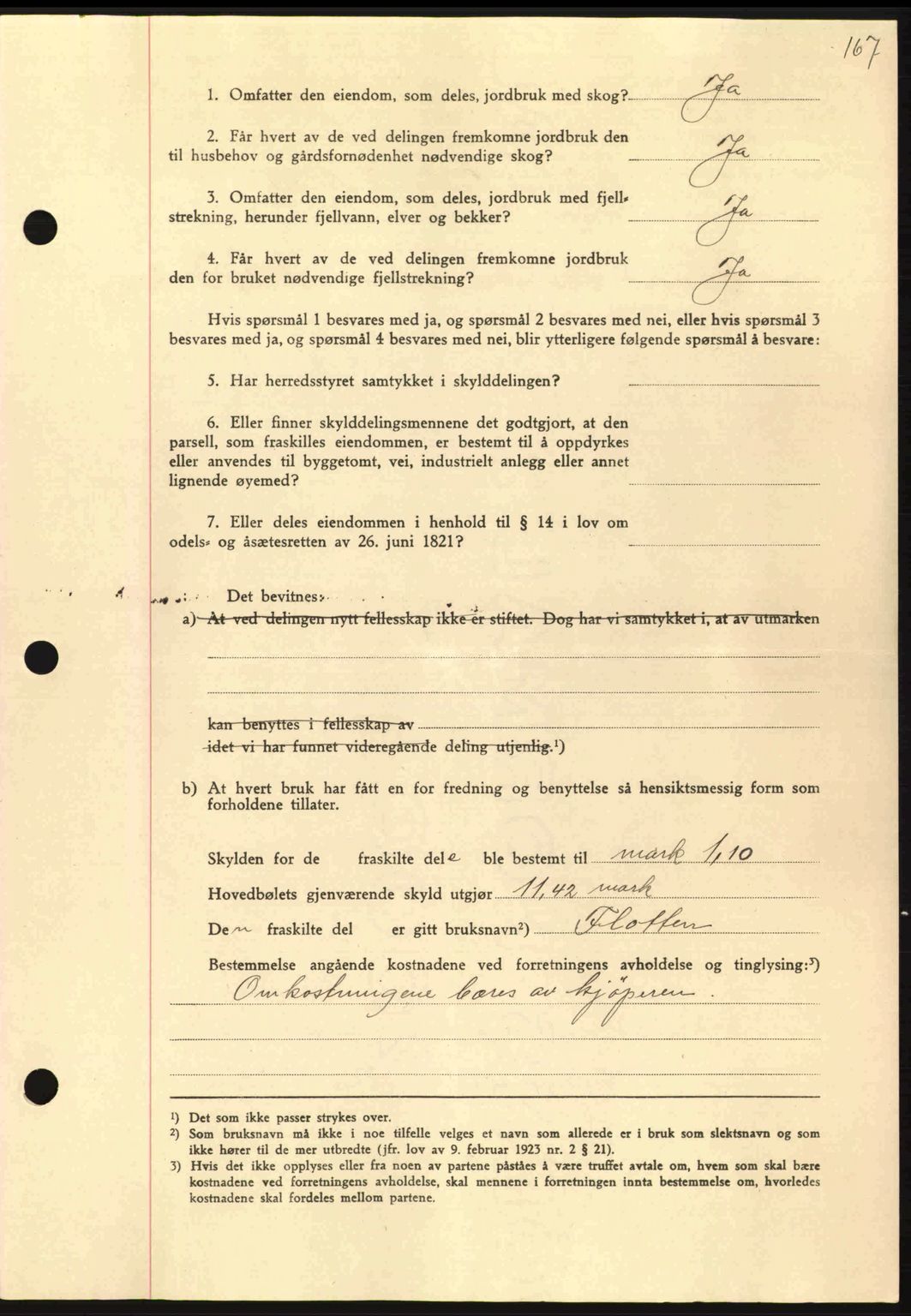 Nordmøre sorenskriveri, AV/SAT-A-4132/1/2/2Ca: Mortgage book no. A93, 1942-1942, Diary no: : 1755/1942