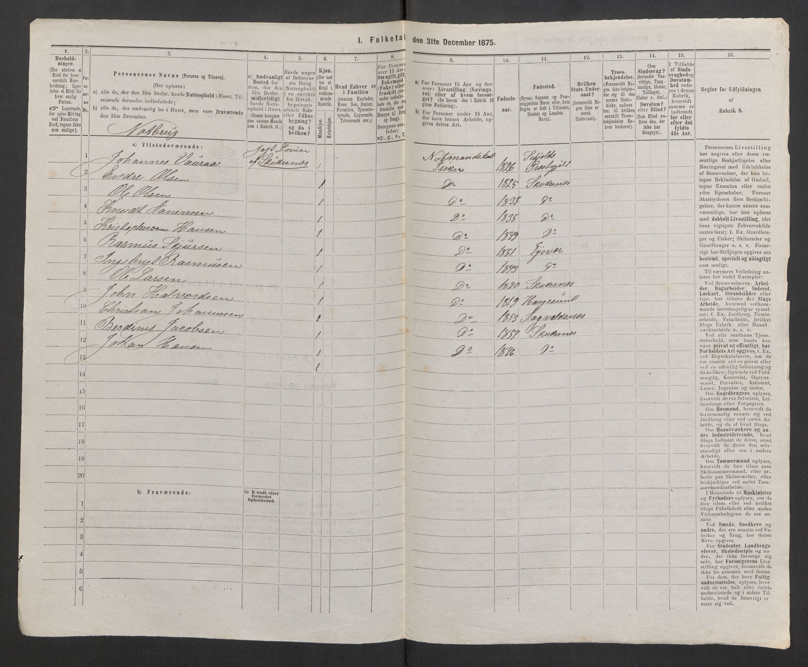 RA, 1875 census, lists of crew on ships: Ships in domestic ports, 1875, p. 645