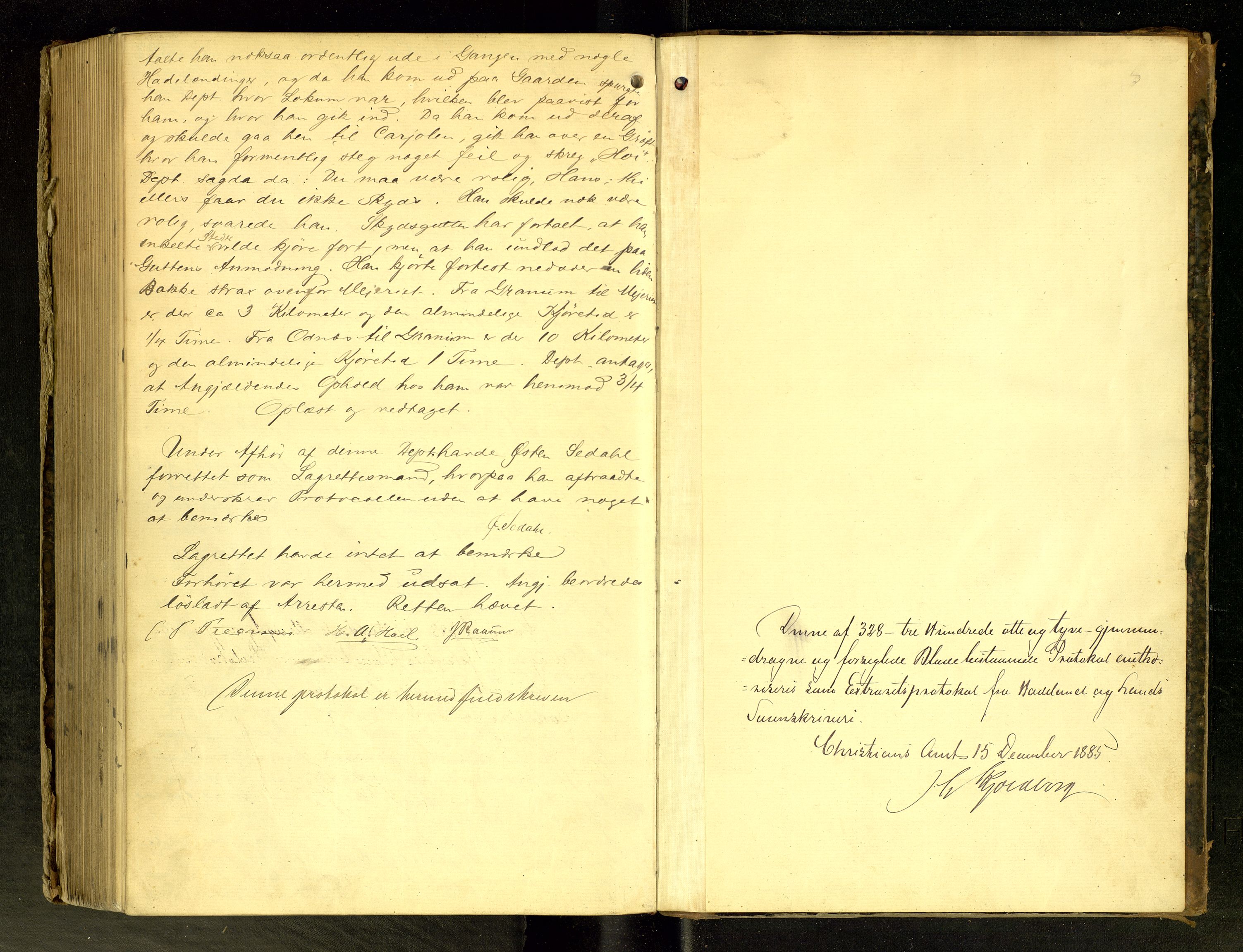 Hadeland og Land tingrett, AV/SAH-TING-010/G/Gc/L0023: Ekstrarettsprotokoll, 1886-1889