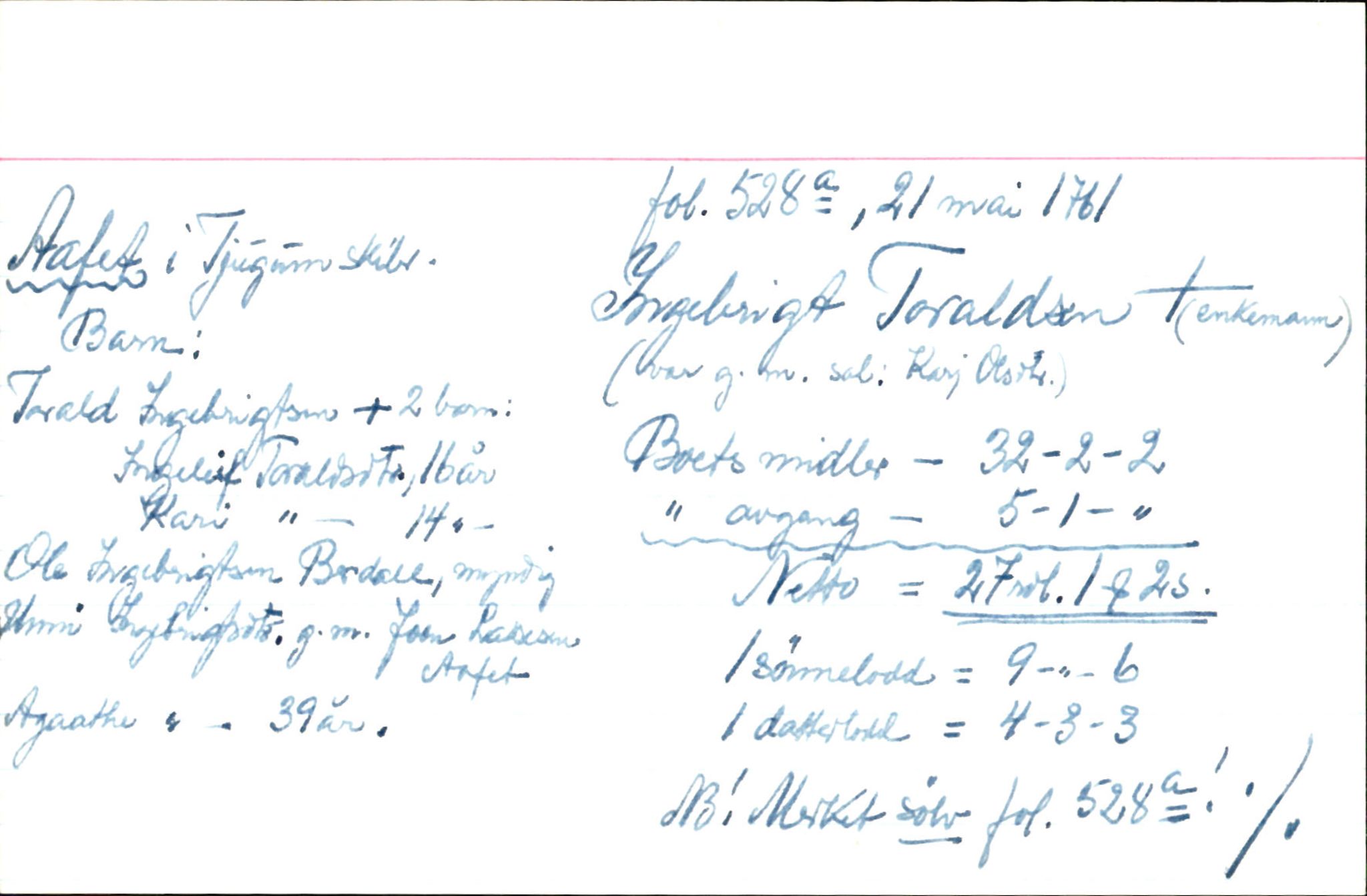 Skiftekort ved Statsarkivet i Bergen, SAB/SKIFTEKORT/006/L0004: Skifteprotokoll nr. 7, 1750-1763, p. 722