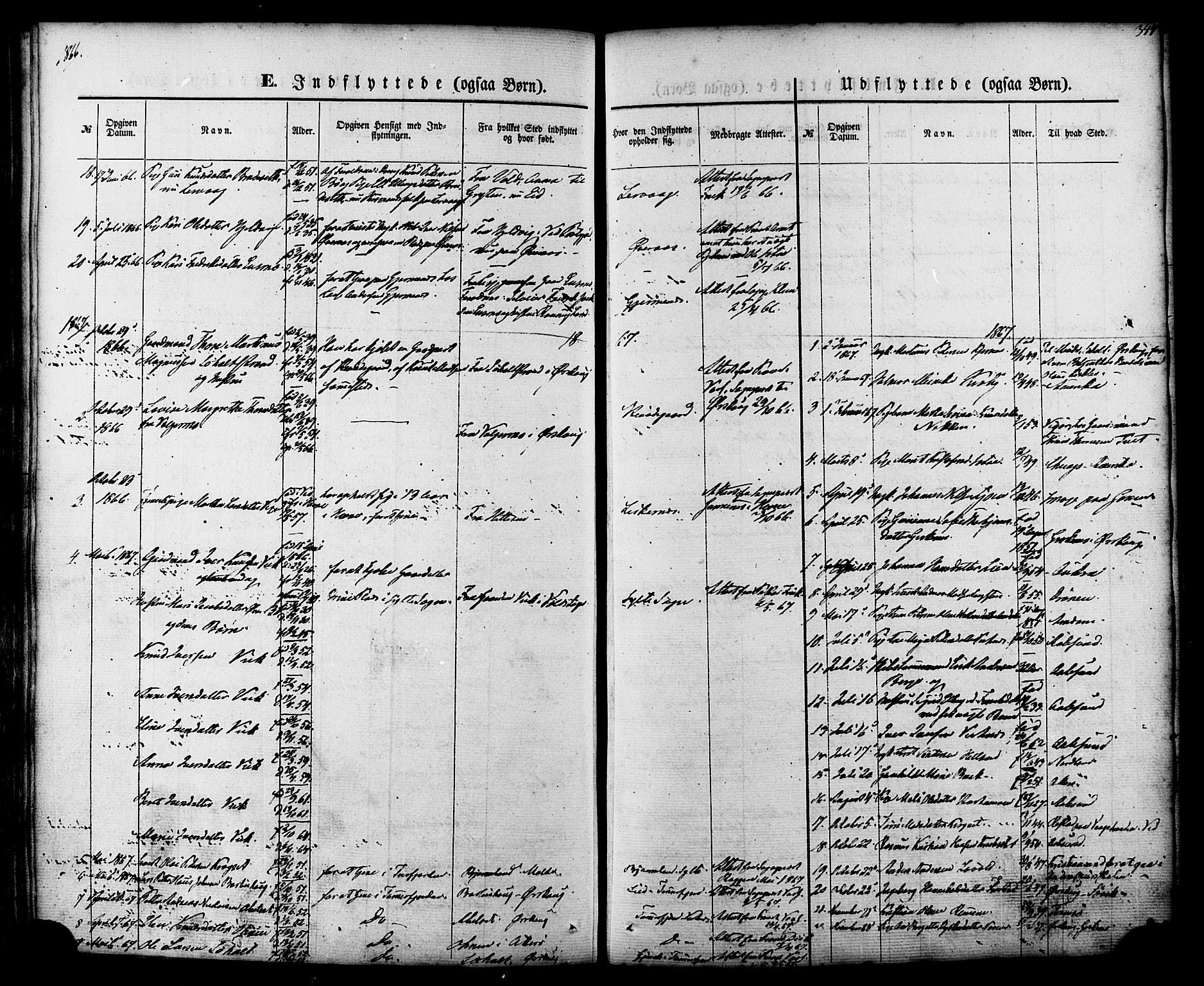 Ministerialprotokoller, klokkerbøker og fødselsregistre - Møre og Romsdal, AV/SAT-A-1454/539/L0529: Parish register (official) no. 539A02, 1848-1872, p. 344