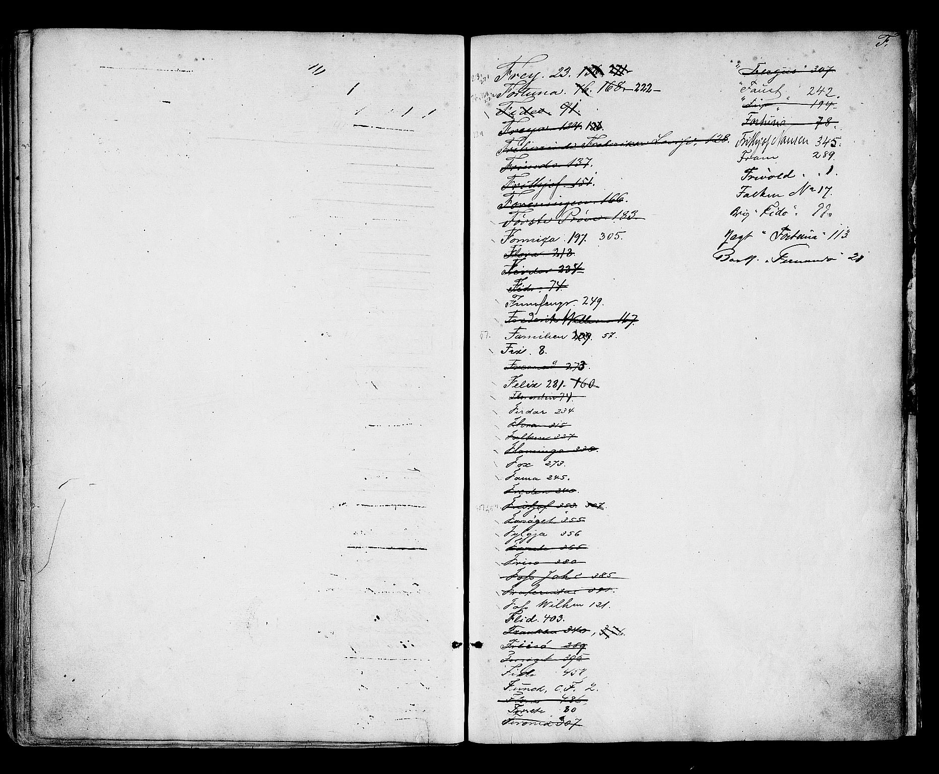 Arendal tollsted, SAK/1351-0003/H/Ha/L0642: Protokoll over utleverte nasjonalitetsbevis, 1864-1874, p. 441