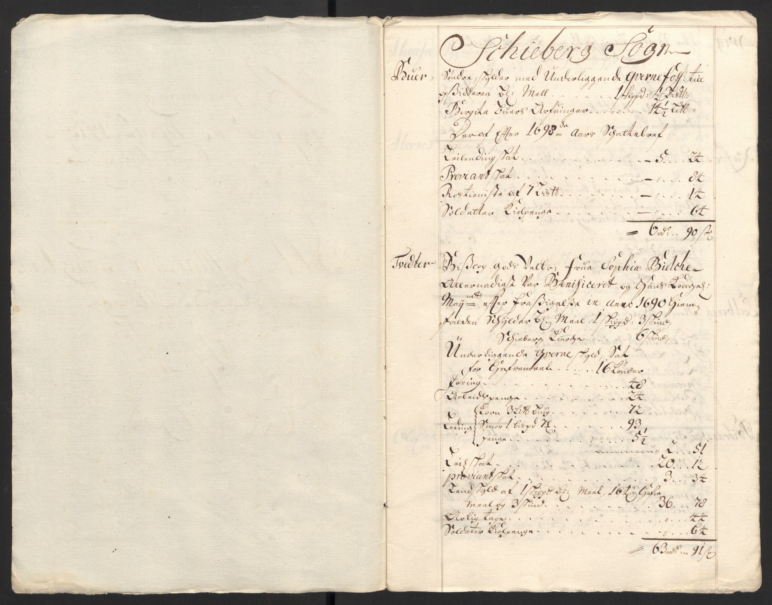 Rentekammeret inntil 1814, Reviderte regnskaper, Fogderegnskap, RA/EA-4092/R01/L0013: Fogderegnskap Idd og Marker, 1696-1698, p. 357