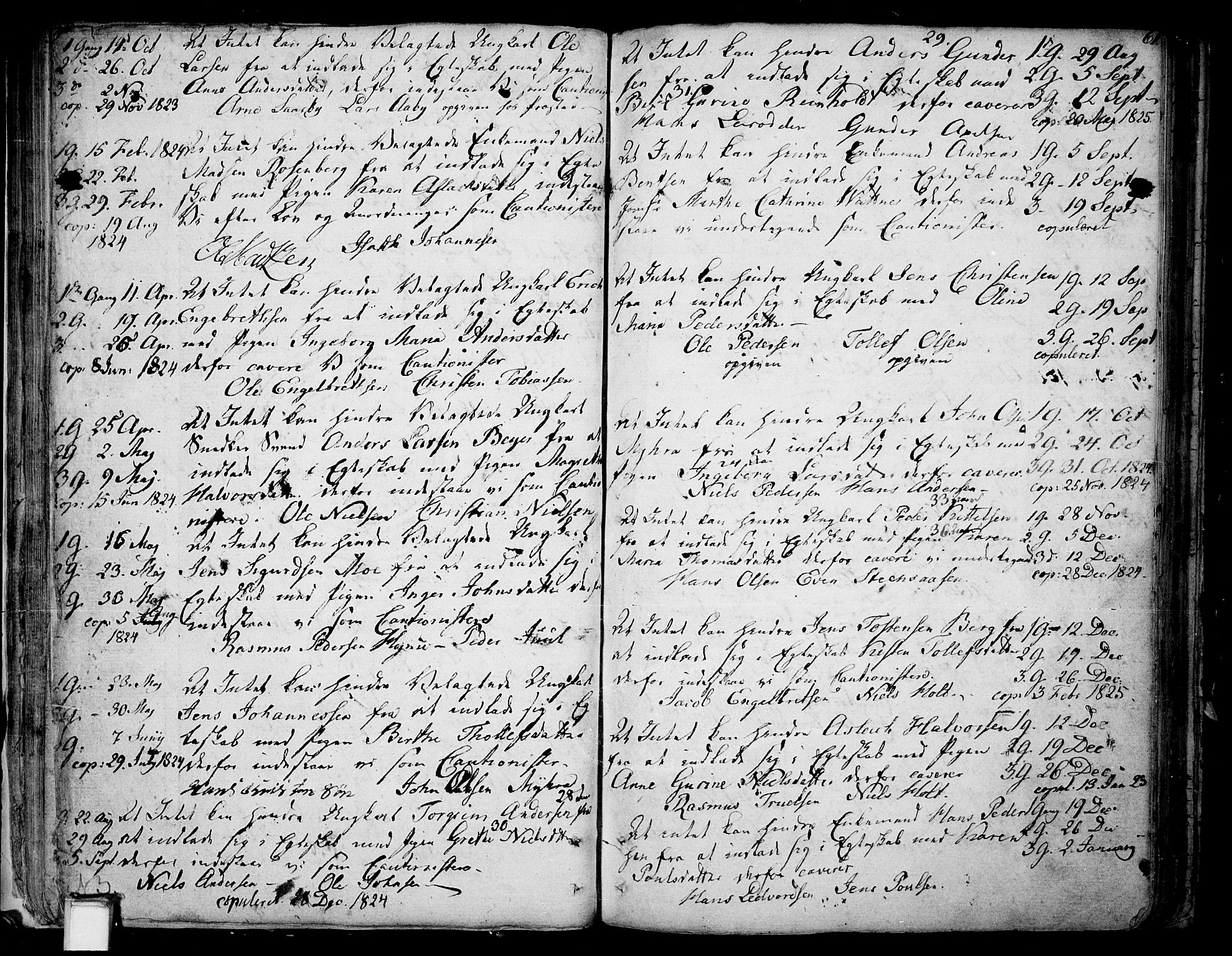 Skien kirkebøker, AV/SAKO-A-302/F/Fa/L0004: Parish register (official) no. 4, 1792-1814, p. 60-61