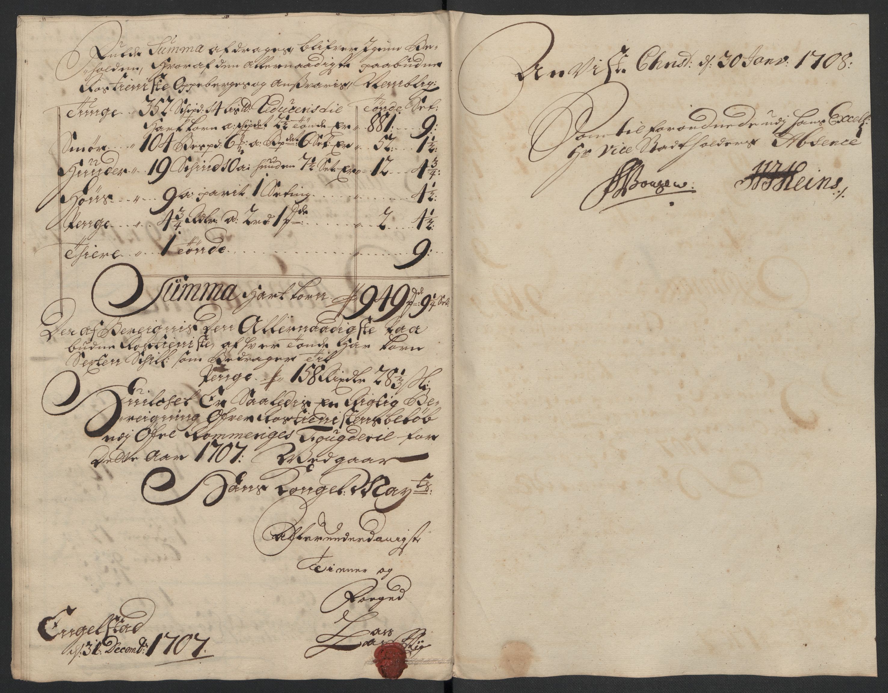 Rentekammeret inntil 1814, Reviderte regnskaper, Fogderegnskap, AV/RA-EA-4092/R12/L0718: Fogderegnskap Øvre Romerike, 1706-1707, p. 406