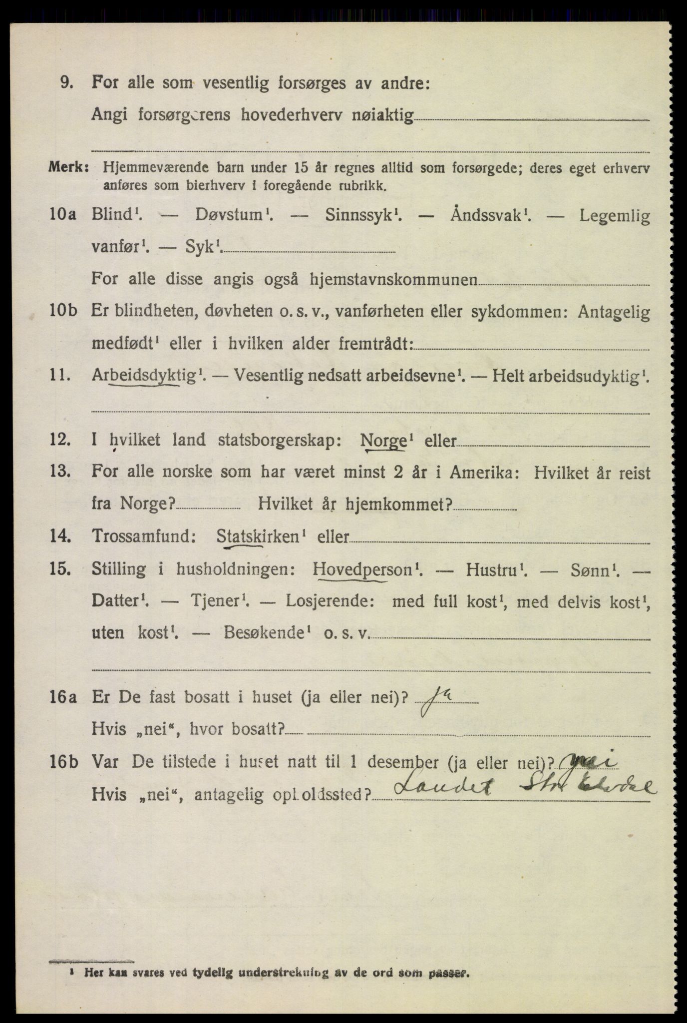 SAH, 1920 census for Stor-Elvdal, 1920, p. 4995