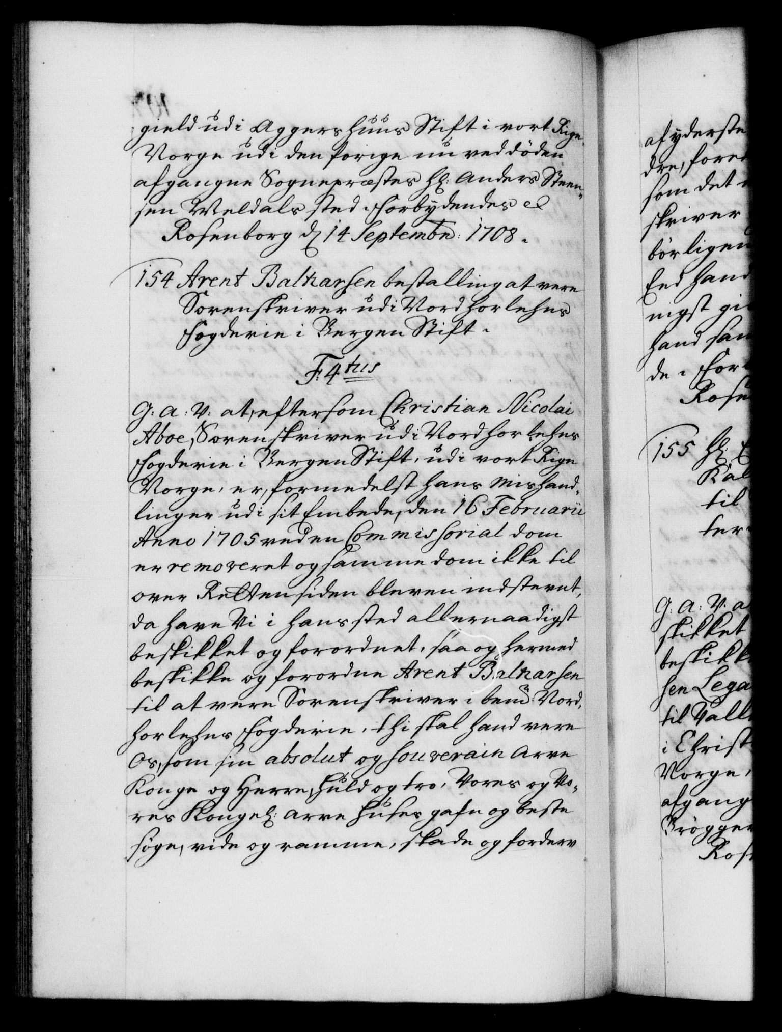 Danske Kanselli 1572-1799, AV/RA-EA-3023/F/Fc/Fca/Fcaa/L0020: Norske registre, 1708-1711, p. 107b